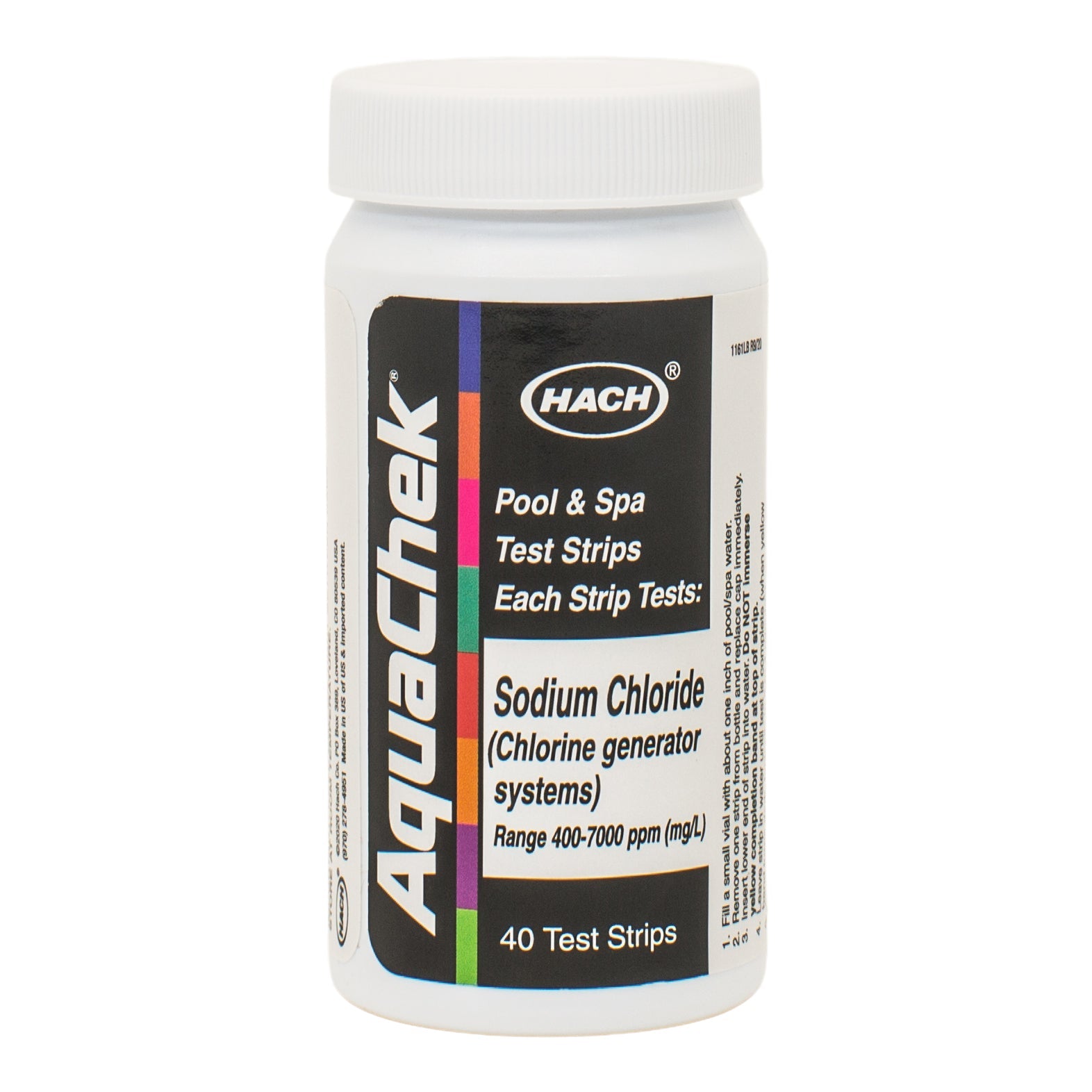 AquaChek White Salt Titrators Test Strips for Accurate Salt Level Monitoring