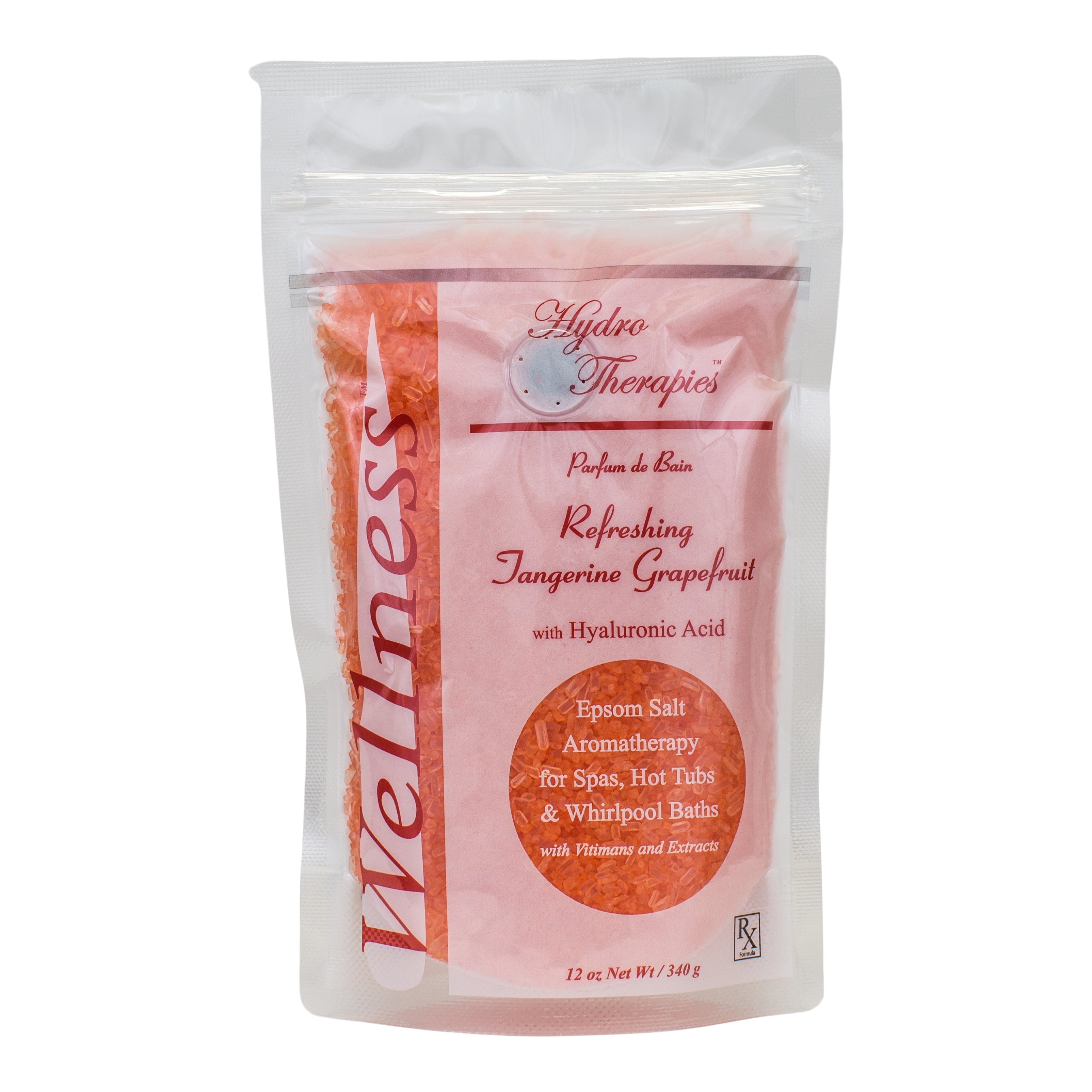 InSPAration Wellness Refreshing Tangerine Aromatherapy Crystals for Hydrotherapy and Relaxation