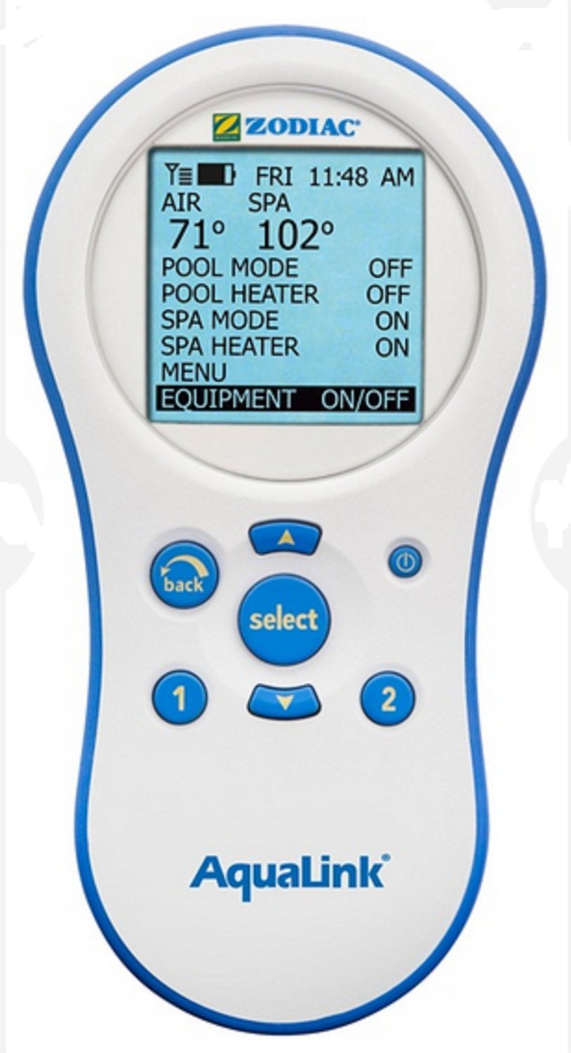 Zodiac Jandy R0444300 8265 8261 (WHITE) AquaPalm PDA Wireless Aqualink Remote Control