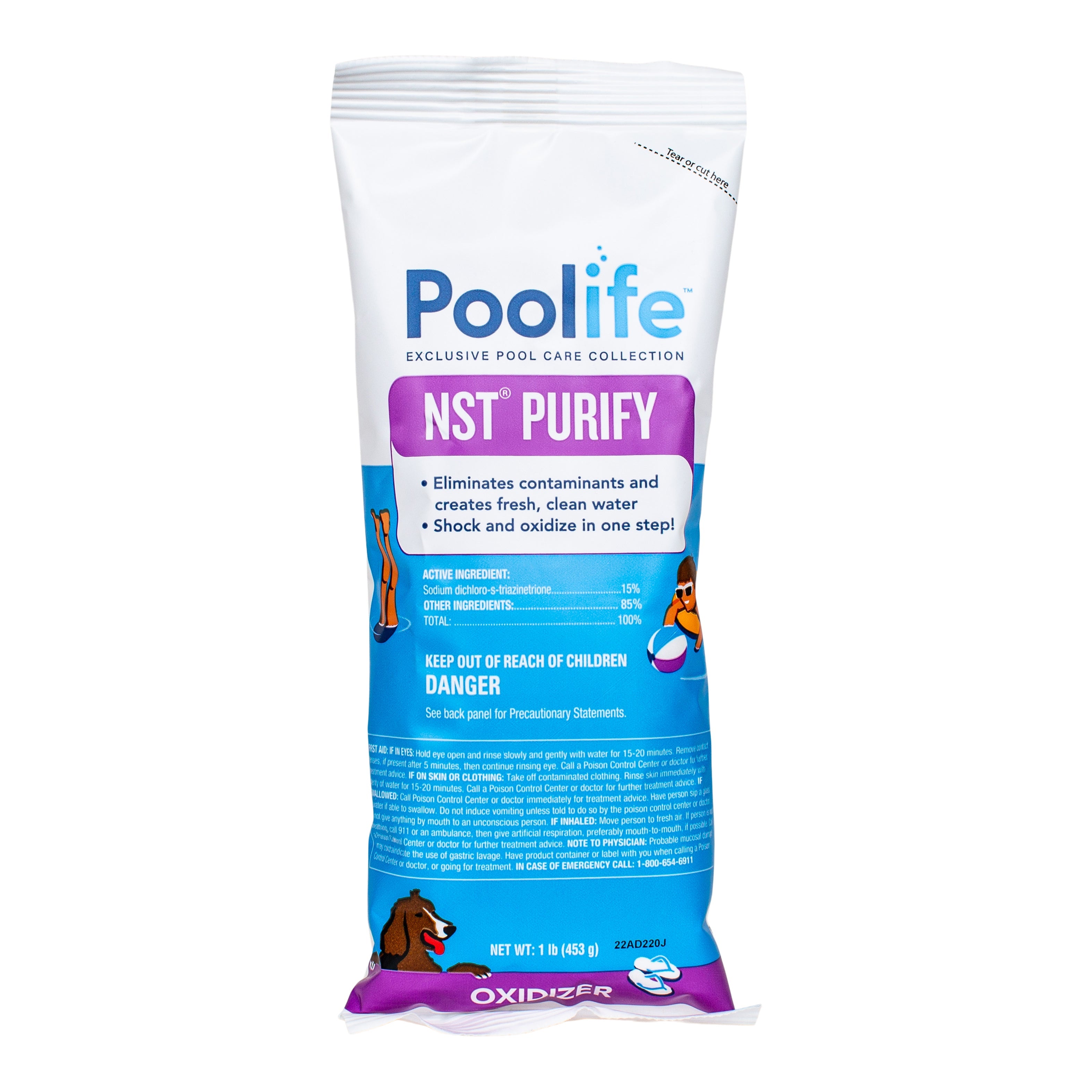 Poolife NST Purify One Step Shock Oxidizer for Clean Water