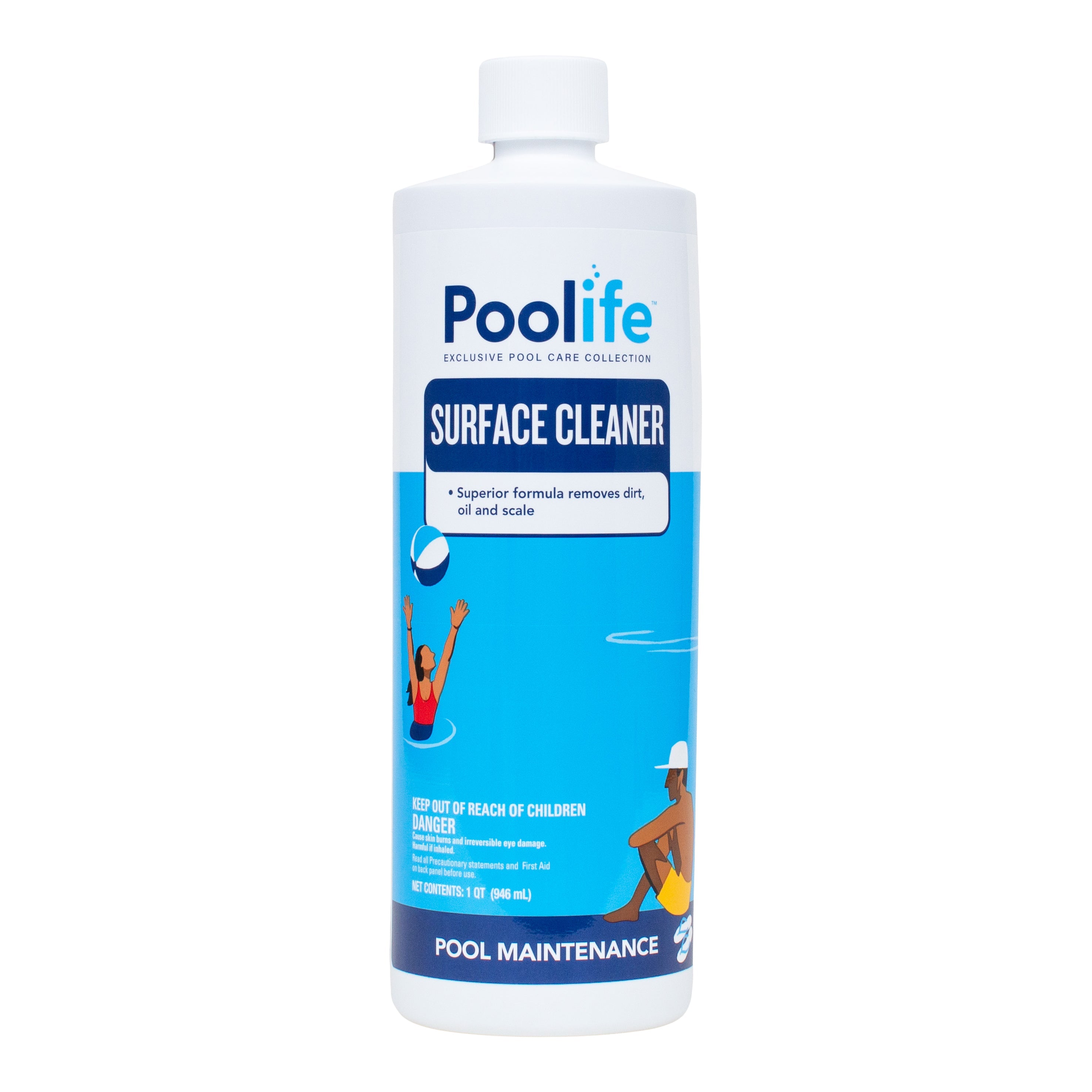 Poolife Surface Cleaner for Pool Vinyl Tile Fiberglass and Concrete Cleaning