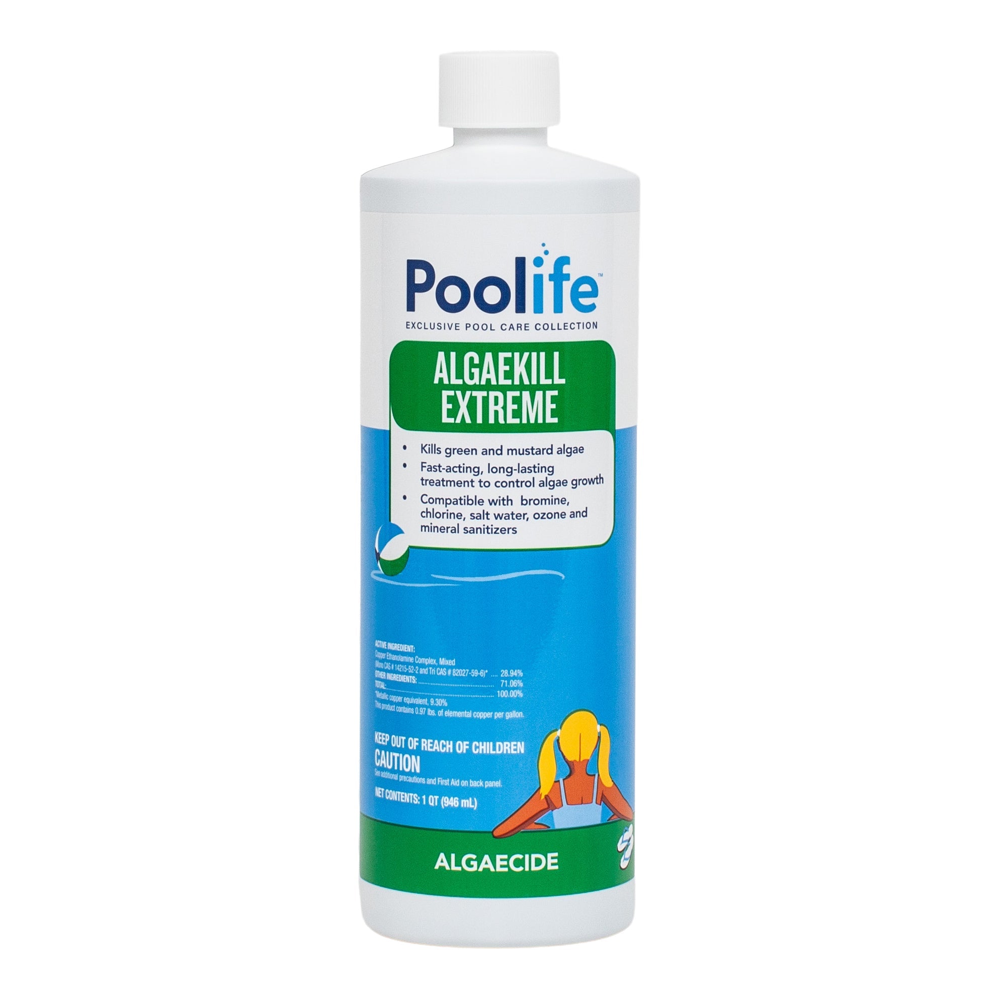 Poolife Algaekill Extreme Fast Acting Algae Treatment for Crystal Clear Pool Water