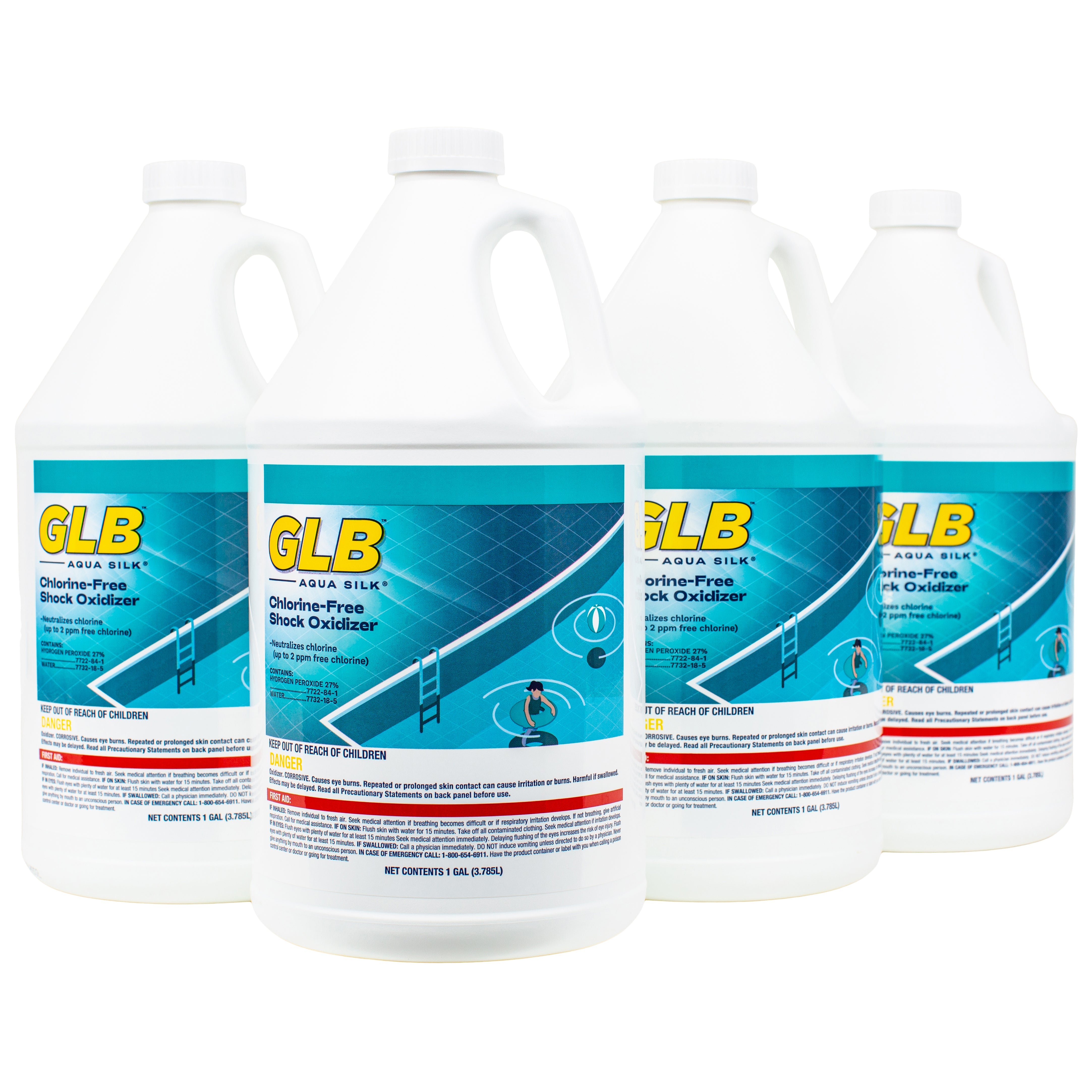 GLB Aqua Silk Chlorine Free Shock Oxidizer for Softer Pool Water