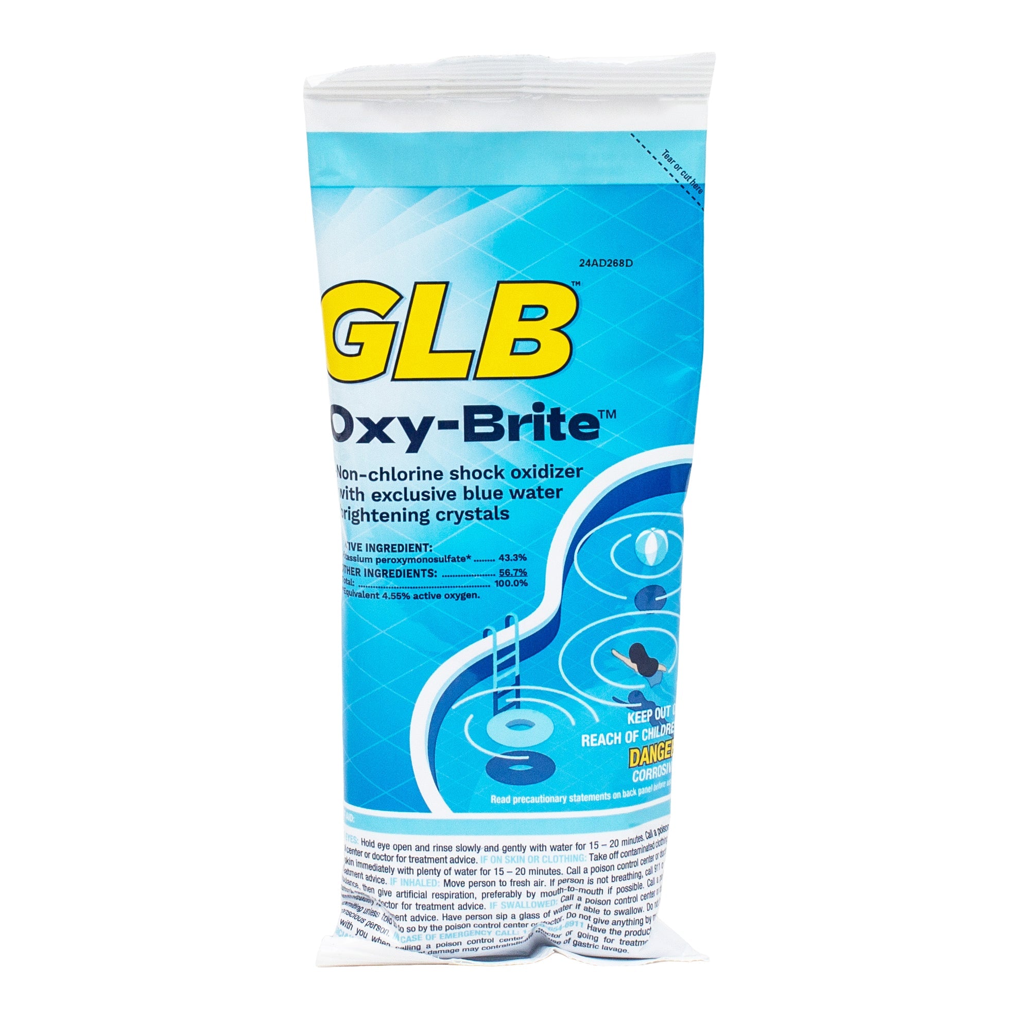 GLB Oxy-Brite Fast Acting Pool Shock Treatment Without Chlorine