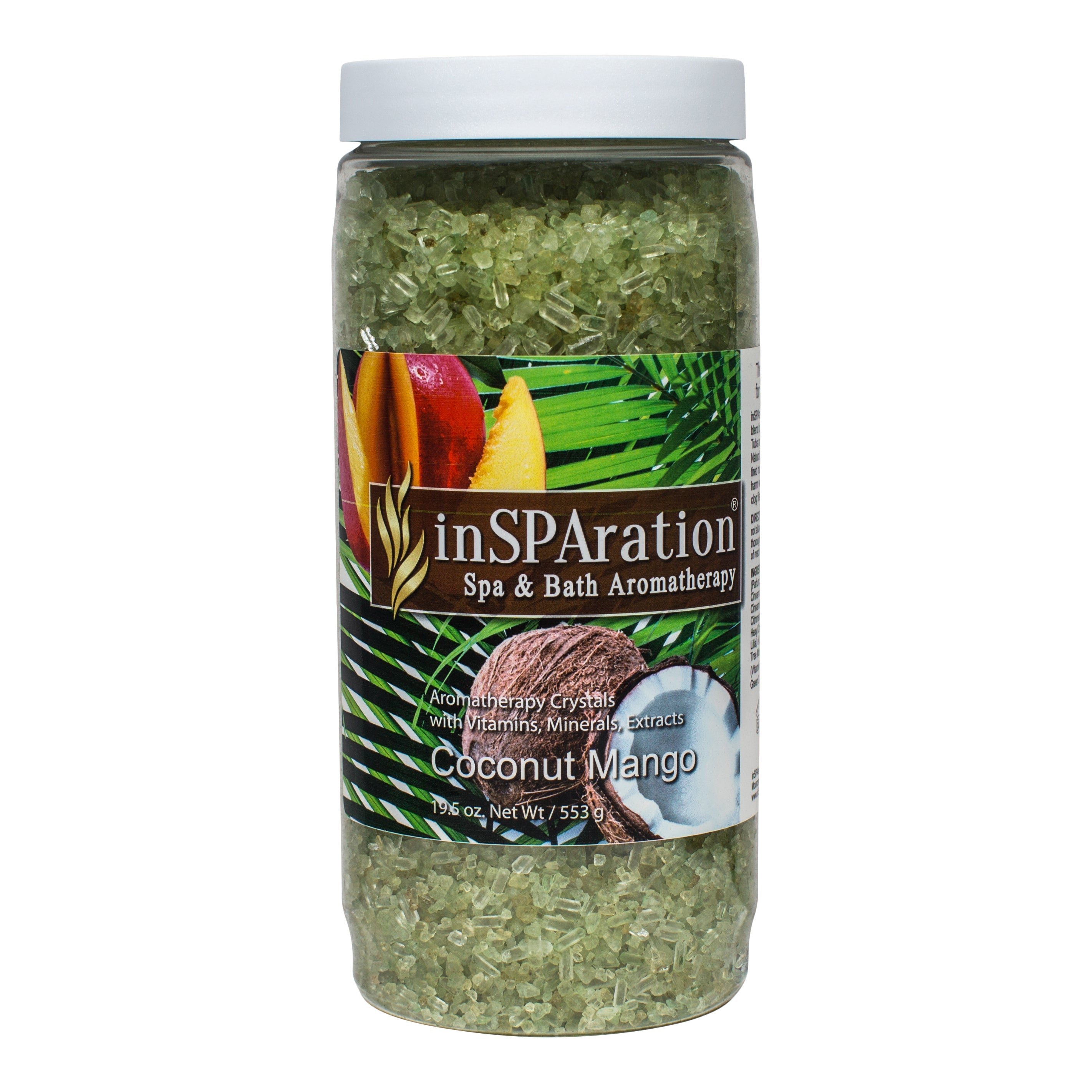 InSPAration Coconut Mango Aromatherapy Crystals for Relaxation and Spa Enhancement