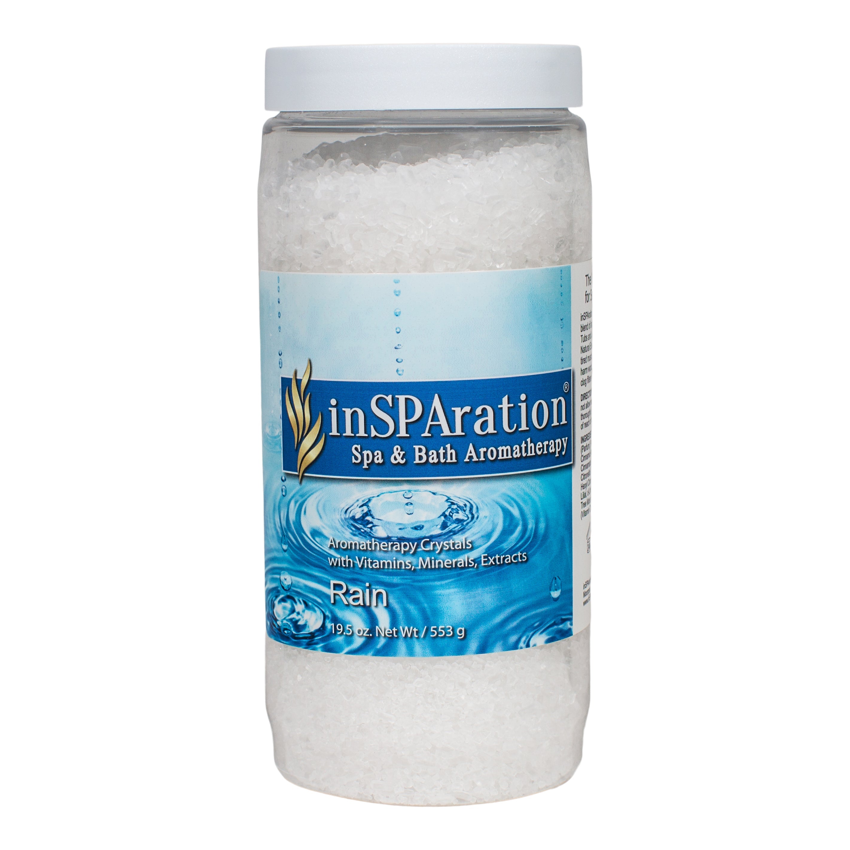 InSPAration Rain Aromatherapy Crystals for Invigorating Spa Experience