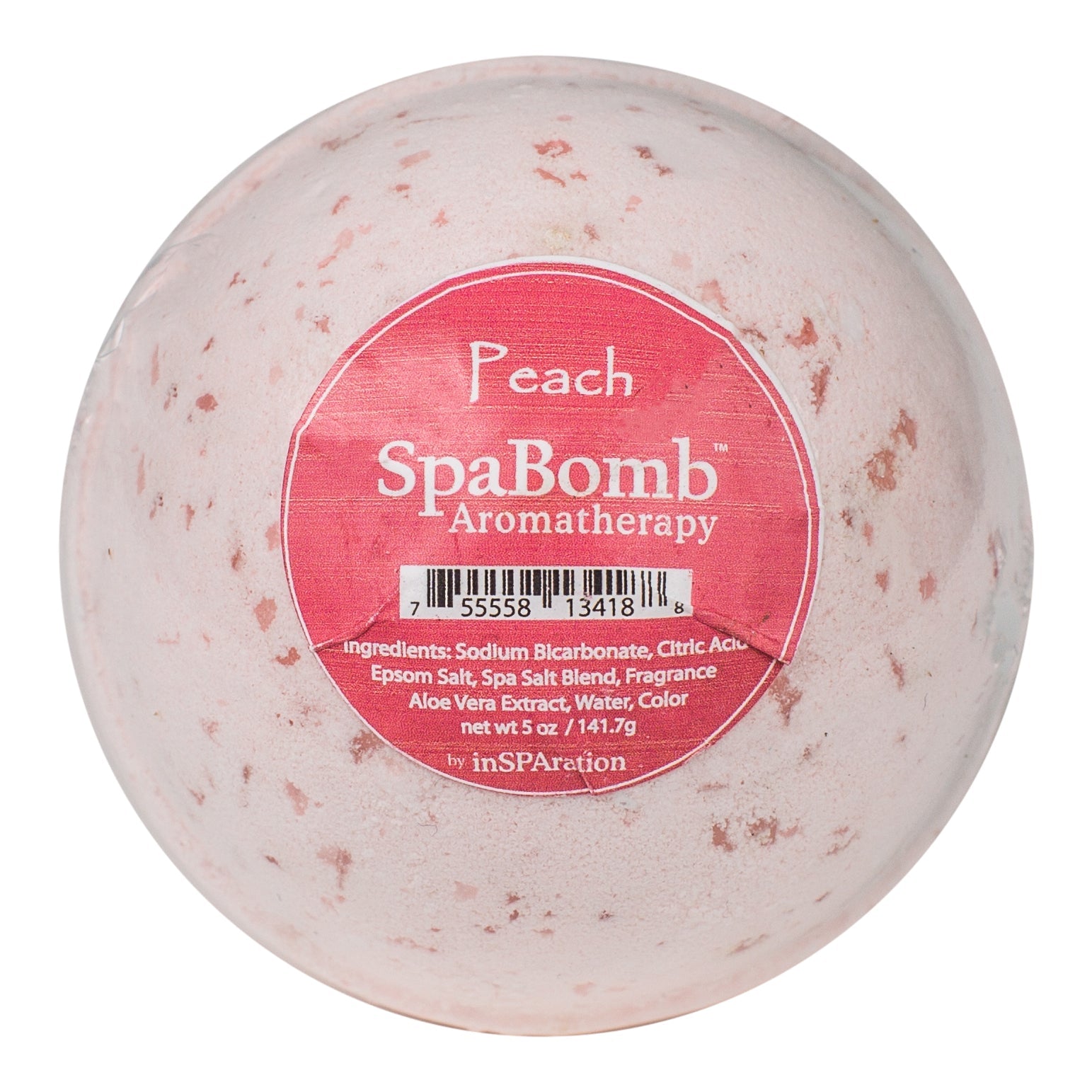 InSPAration Peach SpaBomb Aromatherapy Soothing Moisturizer for Ultimate Relaxation