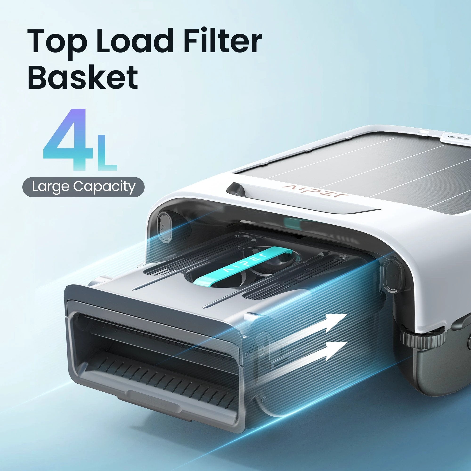 Aiper EcoSurfer M2 Cordless Skimmer 9-in Robotic Pool Vacuum by Duckies Pool Supply
