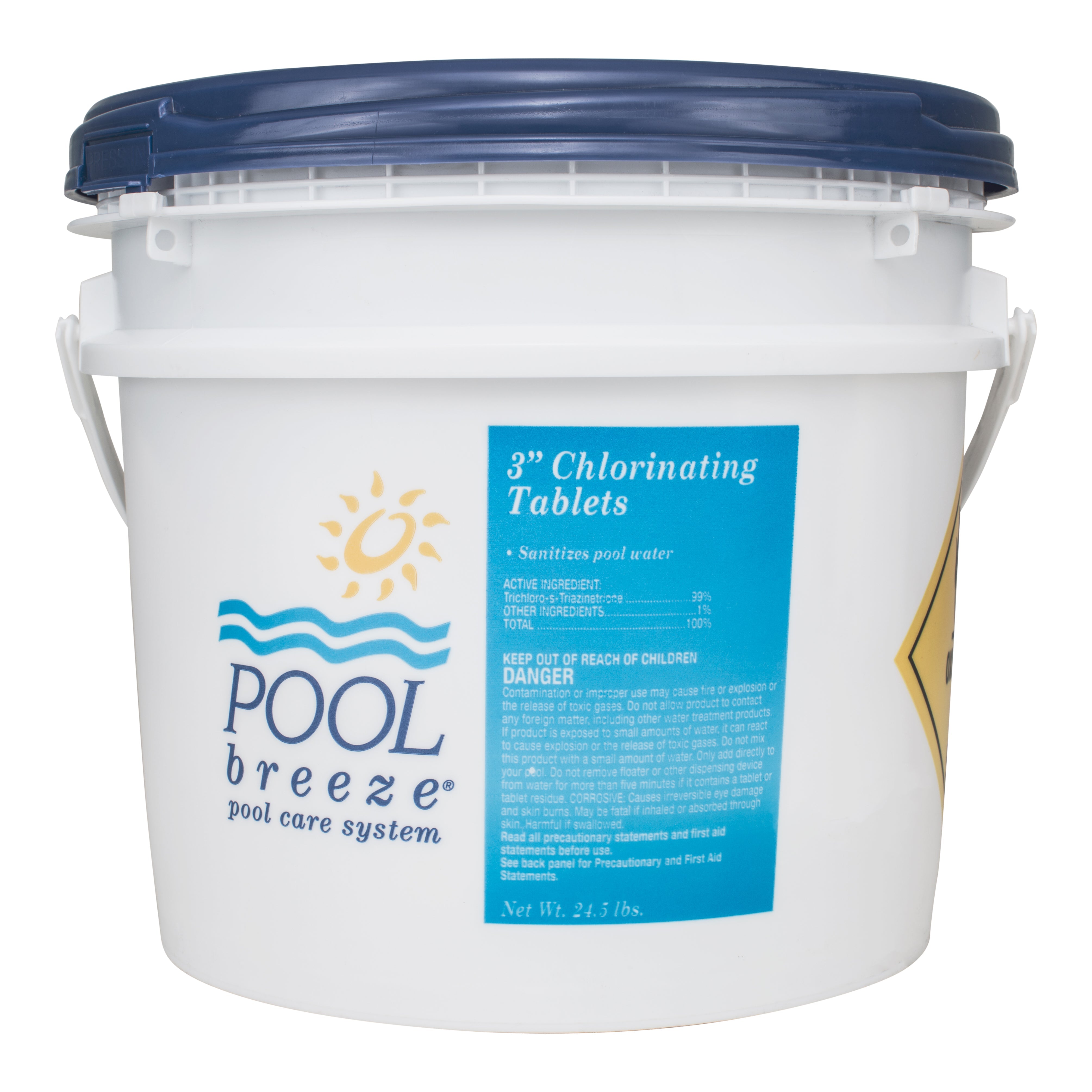 Pool Breeze 3 Inch Chlorinating Tablets For Clear Pools