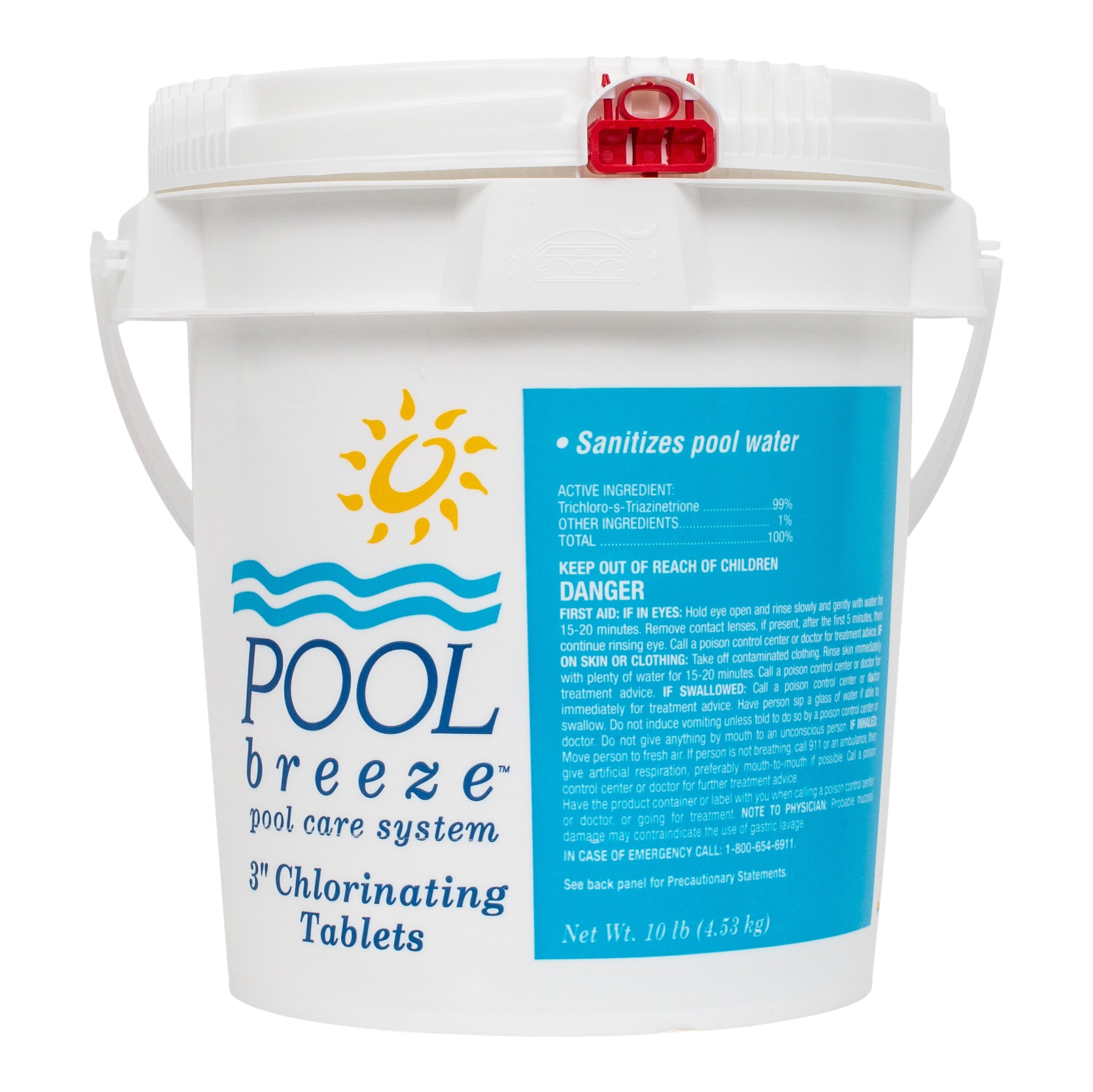 Pool Breeze 3 Inch Chlorinating Tablets For Clear Pools