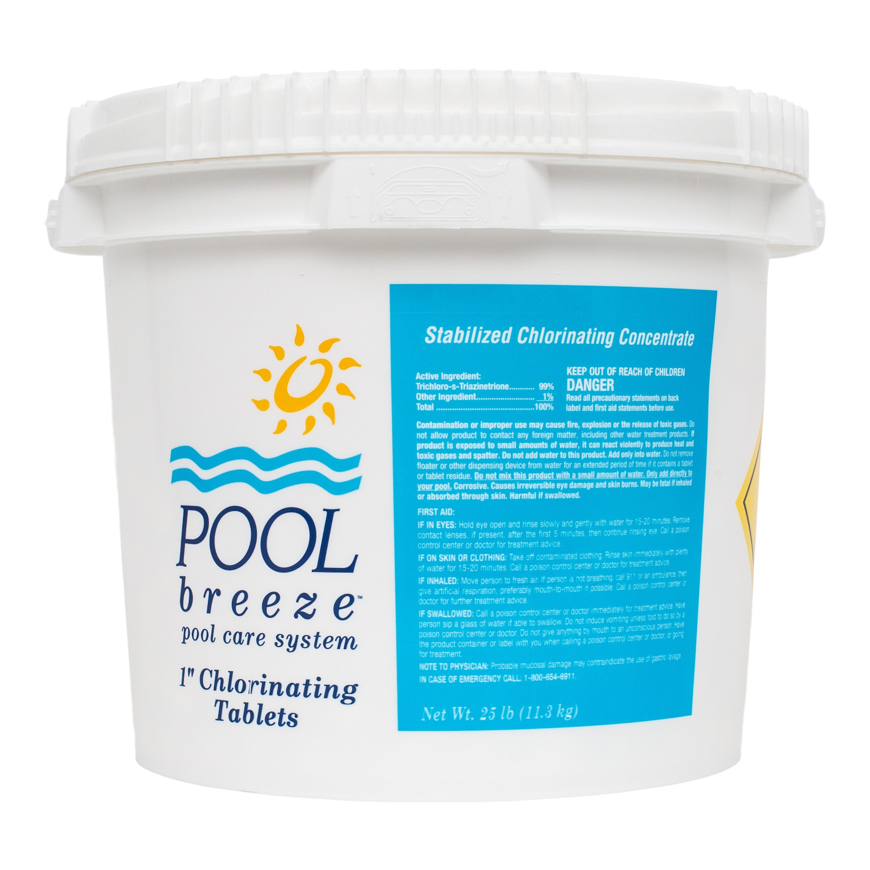 Pool Breeze Stabilized Chlorinating Tablets 1 Inch For Pool