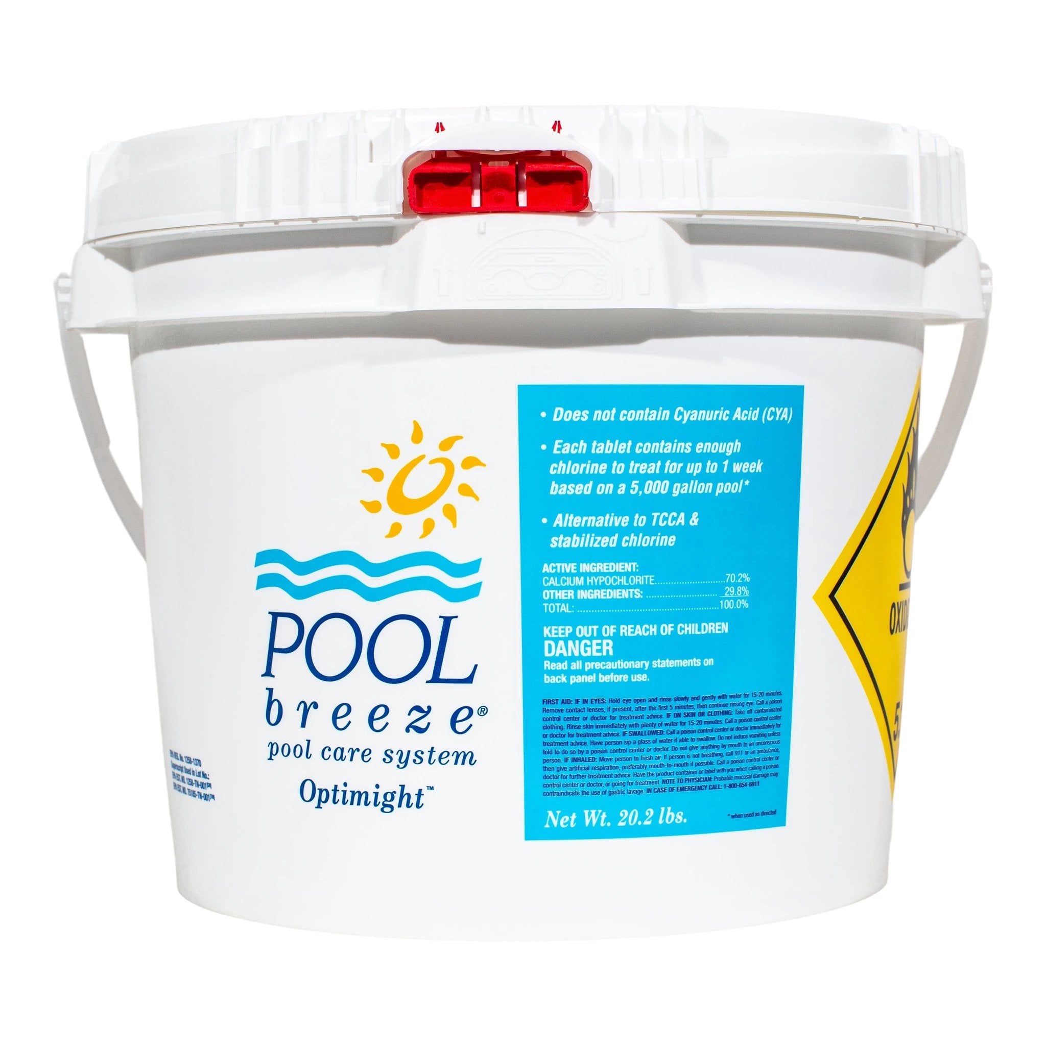Pool Breeze Optimight Chlorine Tablets Slow Dissolving For Safe Pool Sanitation by Pool Breeze
