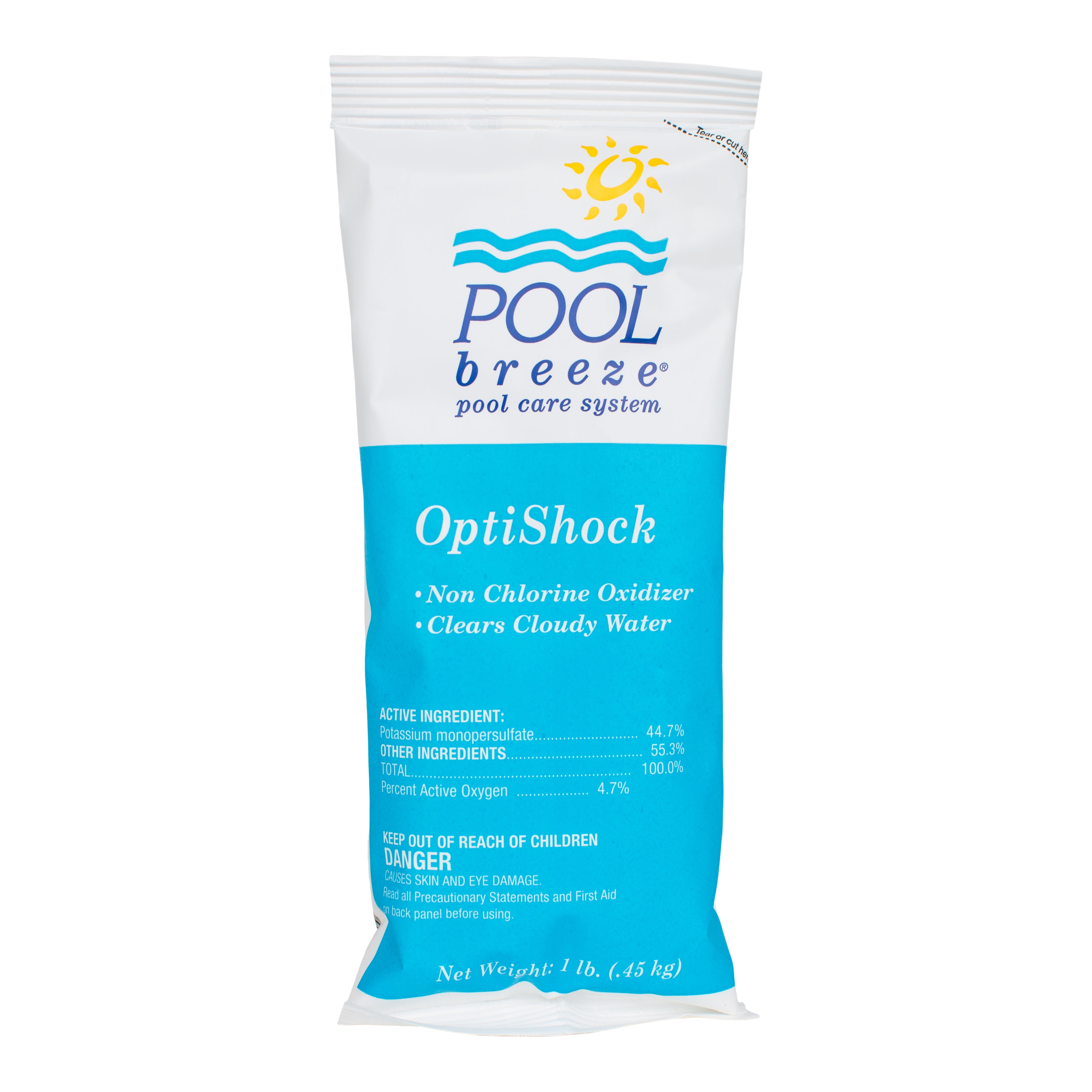 Pool Breeze OptiShock Non Chlorine Granular Shock for Clear Pool Water