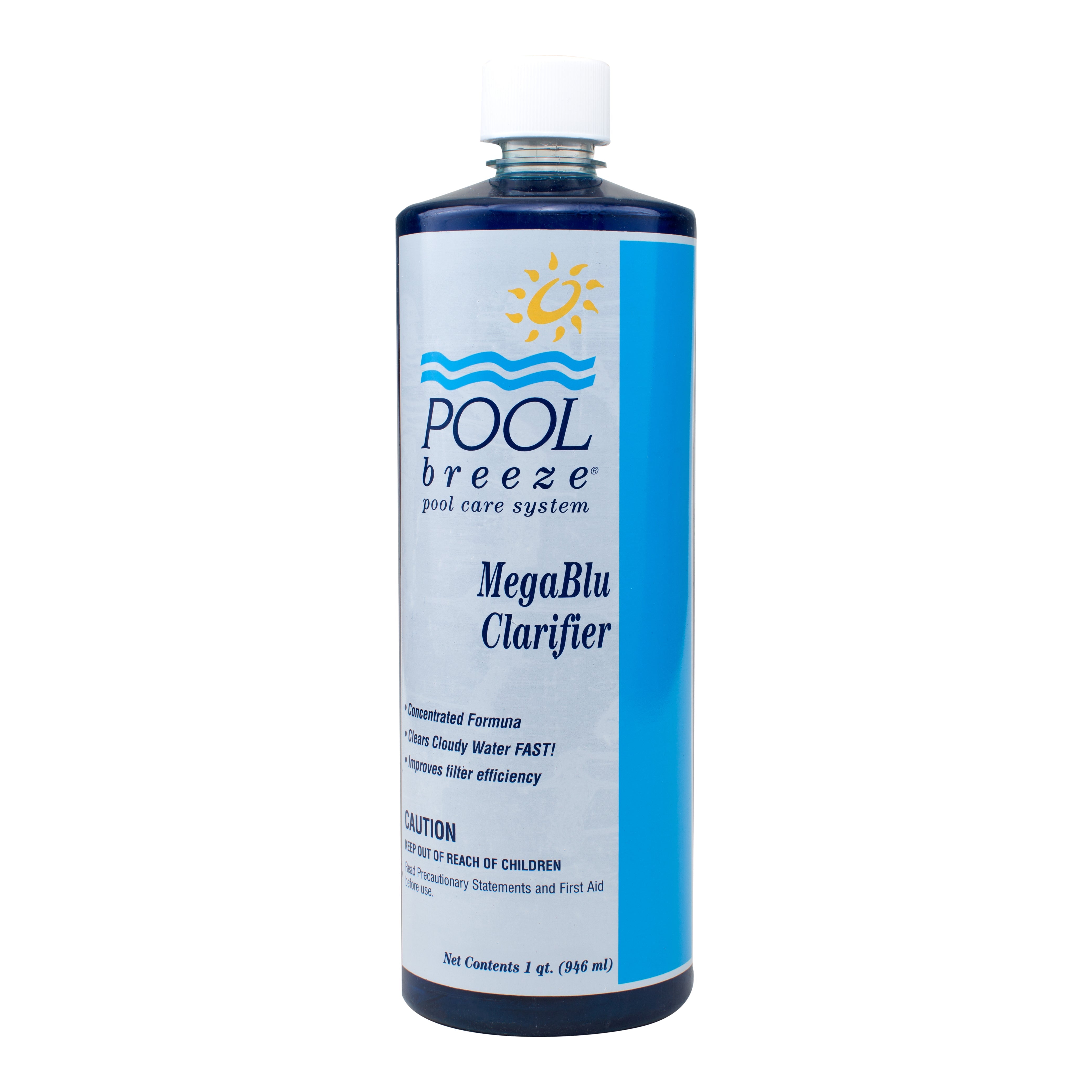 Pool Breeze MegaBlu Clarifier for Crystal Clear Pool Water
