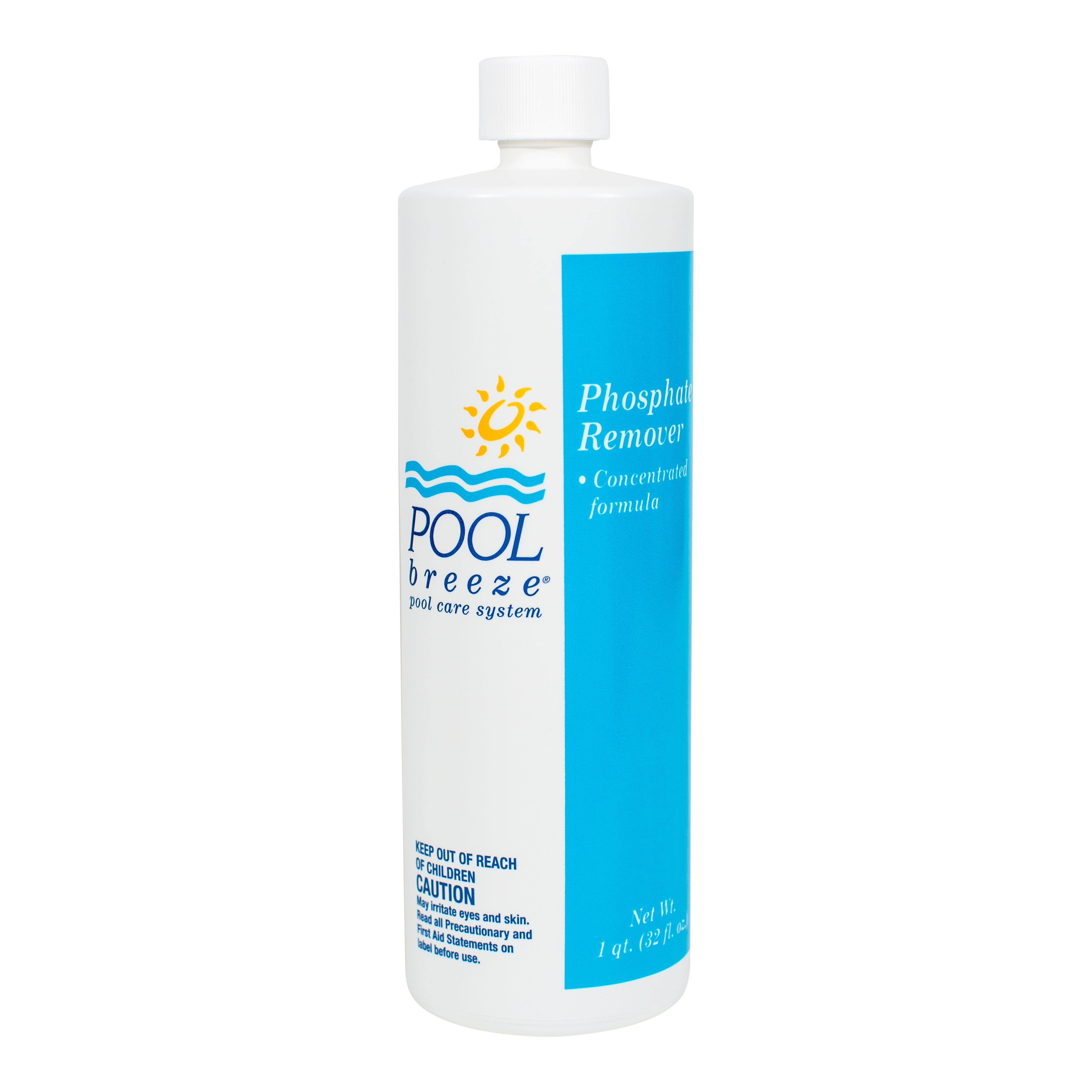 Pool Breeze Phosphate Remover 32 Ounce Liquid Formula for Clean Pool Water