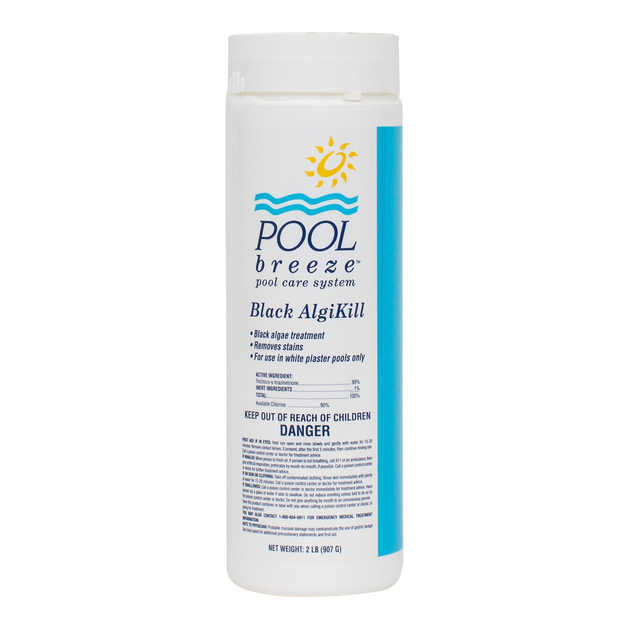 Pool Breeze Black Algikill for White Plaster Pools - Effective Algae Treatment
