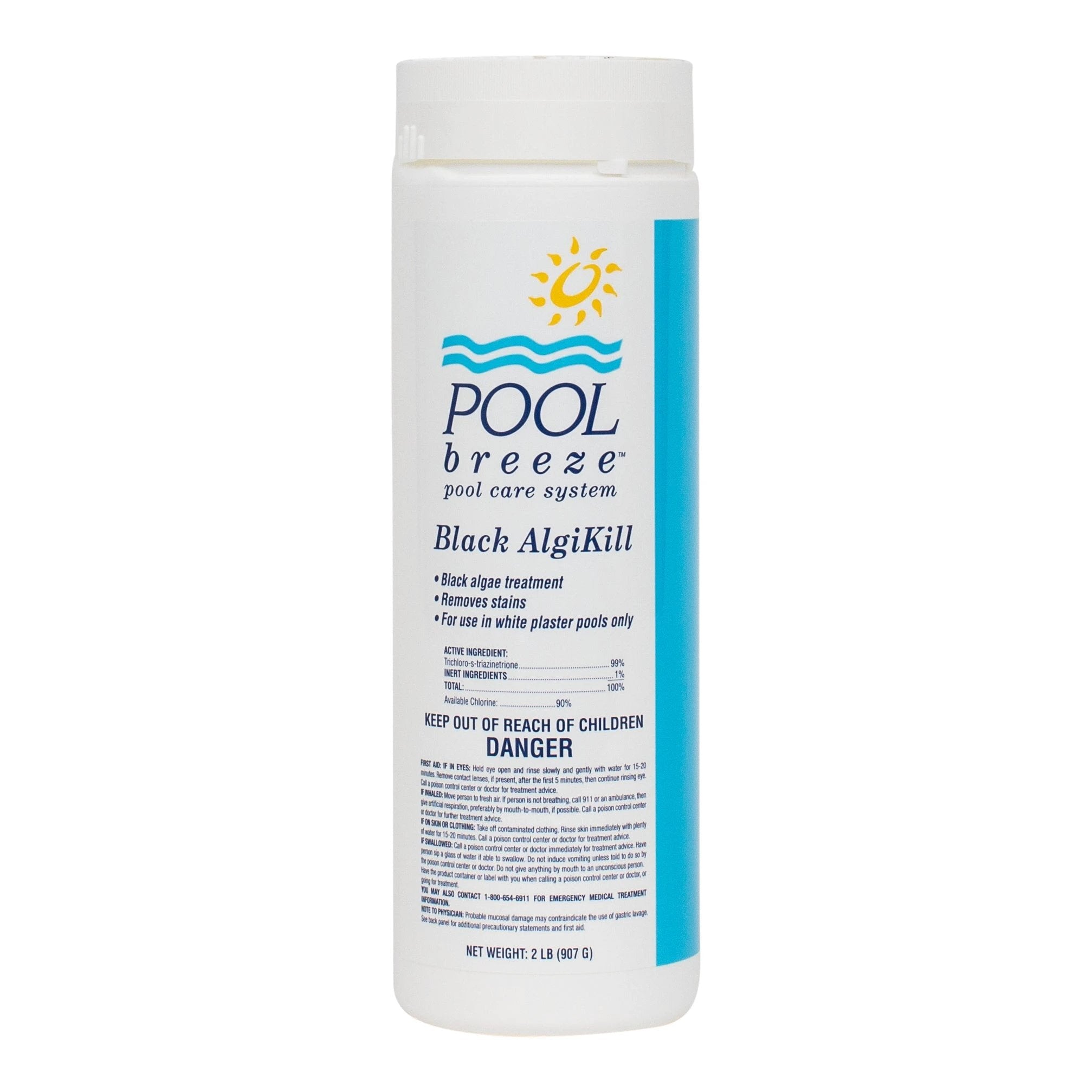Pool Breeze Black Algikill Algaecide for White Plaster Pools by Pool Breeze