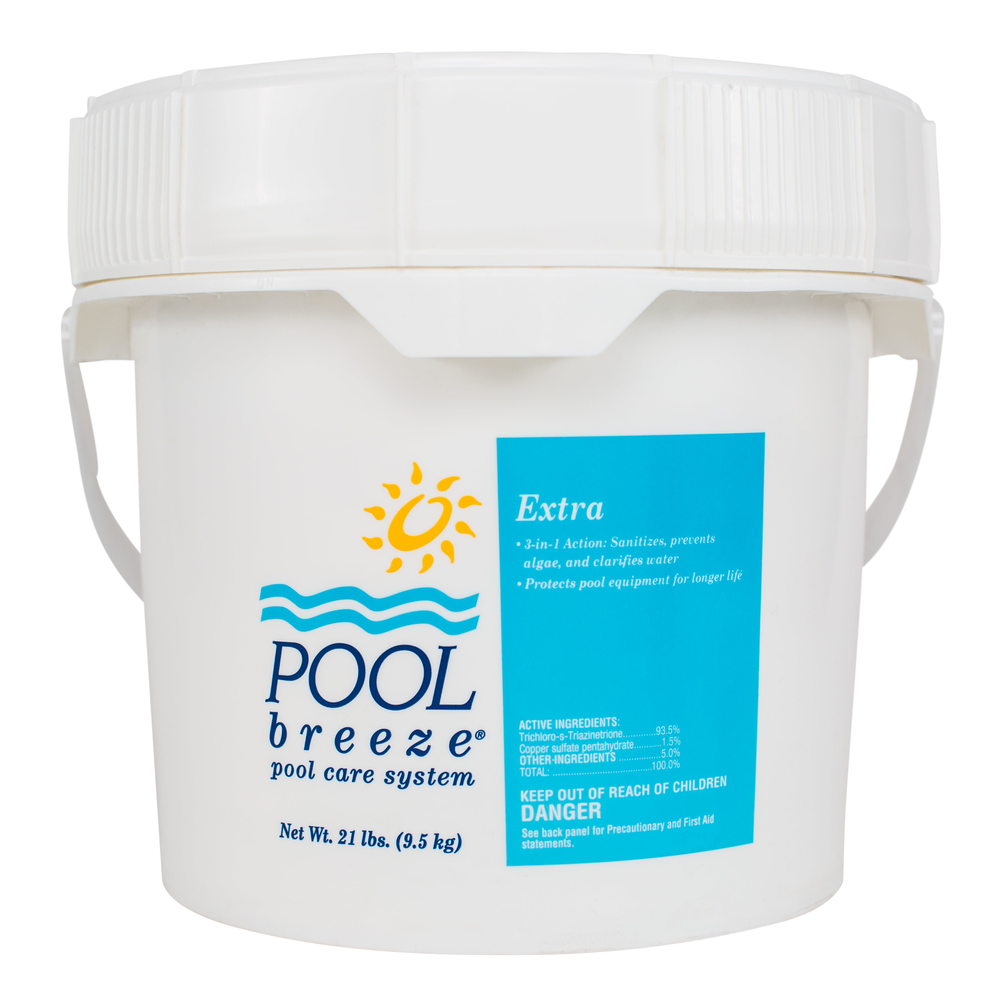 Pool Breeze Extra Multipurpose Tablets for Sanitizing Clarifying and Conditioning Pool Water