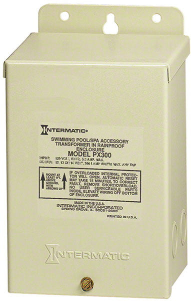 Intermatic 300W 120V To 12 To 14V Light Transformer Beige