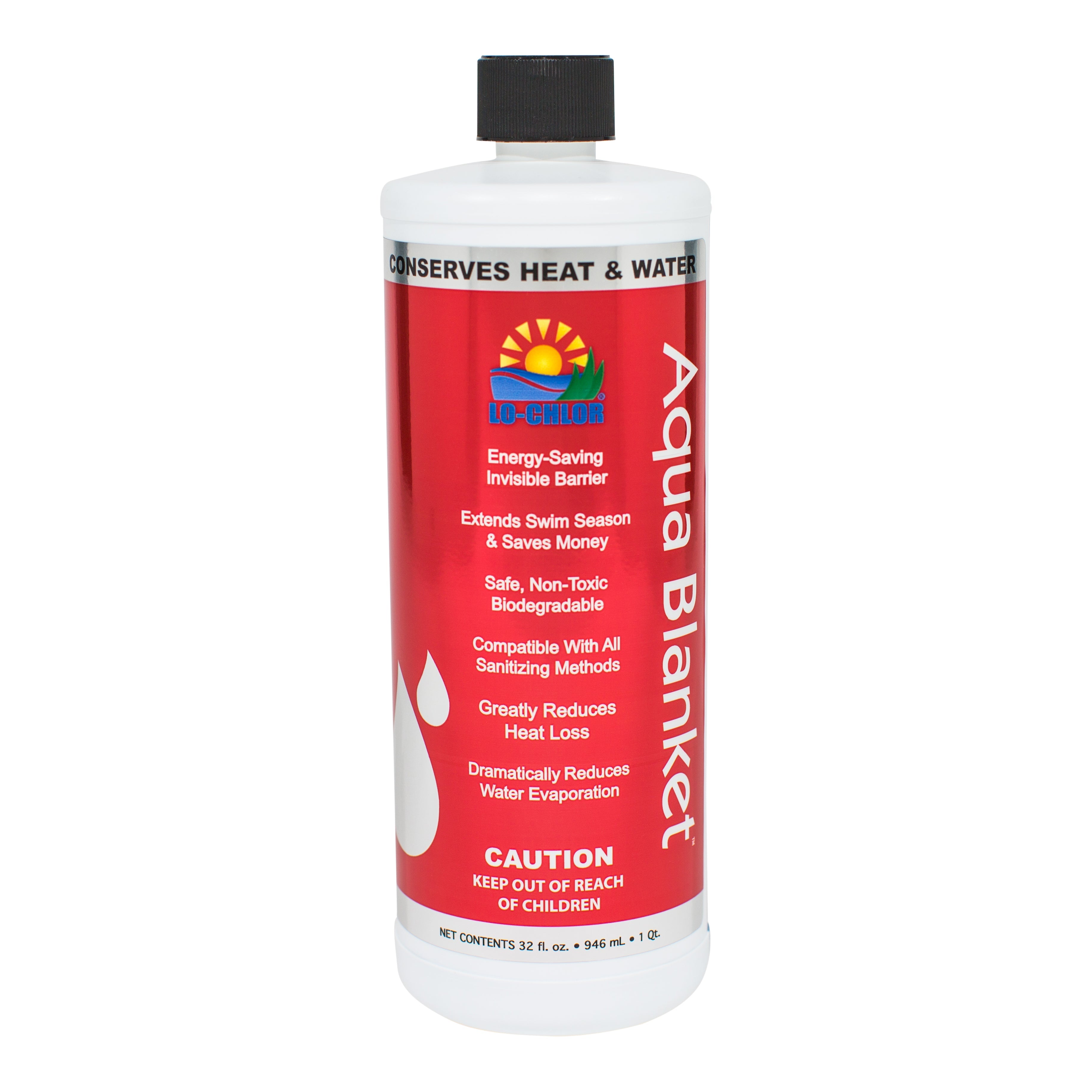 Lo-Chlor Aqua Blanket Pool Water Heat Retention and Evaporation Reduction Formula