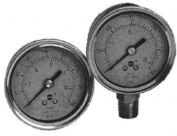 Combo Gauge SS 2.5In Liq Filled No Lead | ILCG36025-4LNL by AmericanGranby