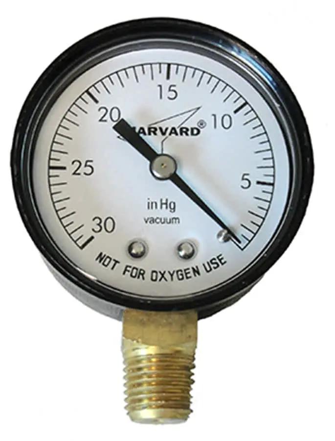 2-1/2" 0-30 Vacuum Gauge No Lead | IPVG3025-4L by AmericanGranby