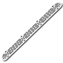 AquaStar 32" Channel Drain w/ Mud Frame, White | 32CDFLFR101 by AquaStar