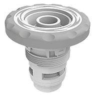 AquaStar WaveJet Jet Barrel with Rubber Over-Mold, Ligh Gray | ATB0303A-7 by AquaStar