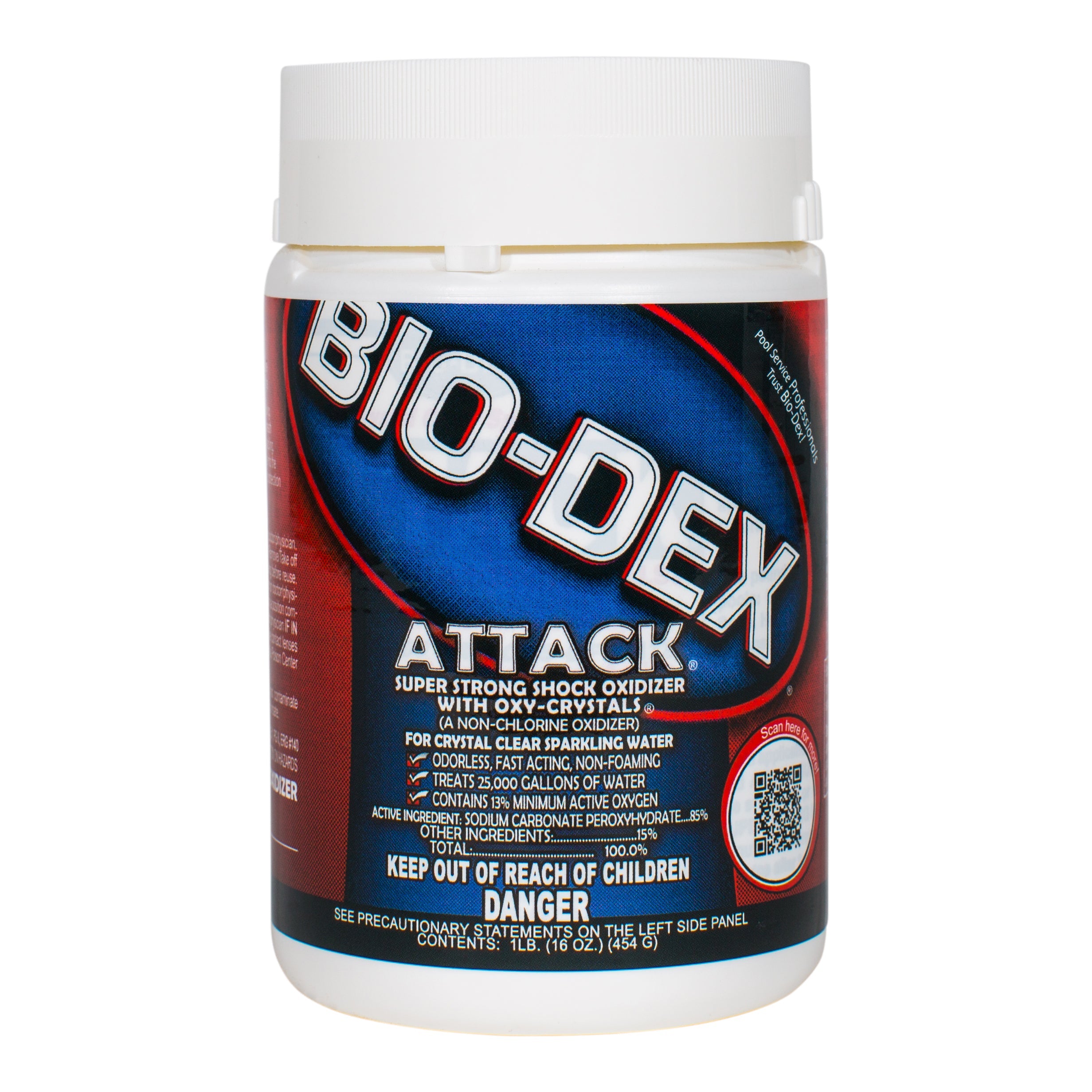 Bio-Dex Attack Super Strong Shock Oxidizer for Pool Spa Hot Tub Fountain and Ornamental Pond Cleaning