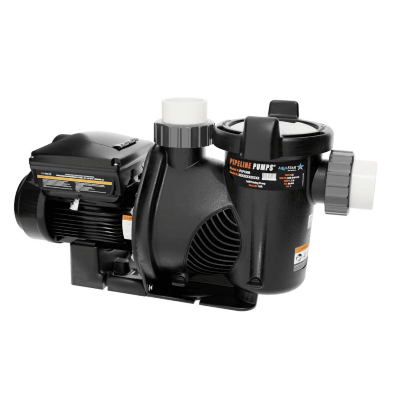 AquaStar Variable Speed Smart Pipeline Pool Pump 1.5HP by Duckies Pool Supply
