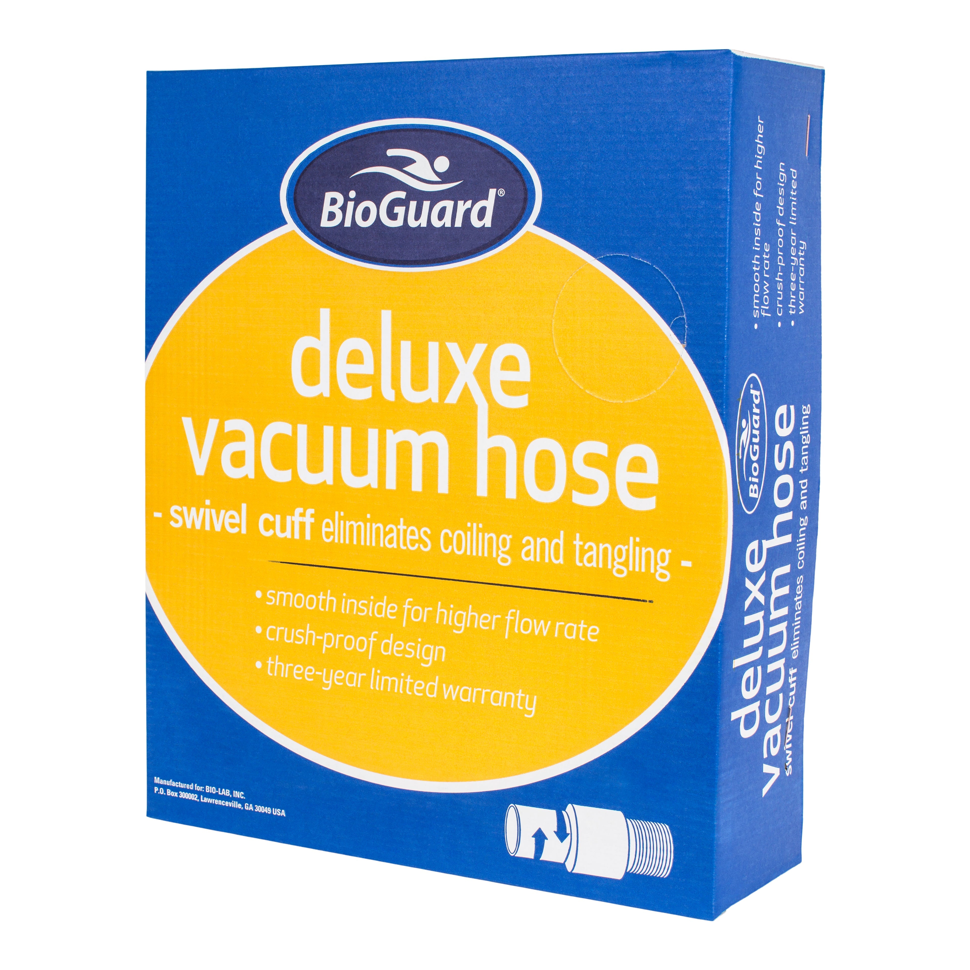 BioGuard Deluxe Vacuum Hose 1.5 Inch High Performance Pool Cleaning Accessory
