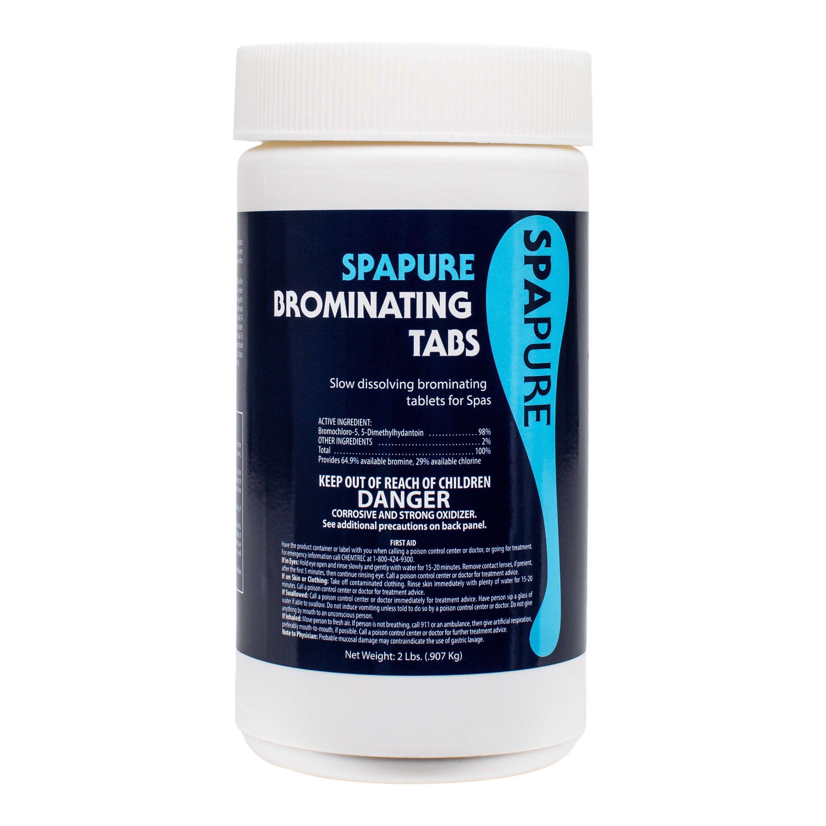 SpaPure Brominating Tabs for Hot Tub Sanitizing and Continuous Spa Care
