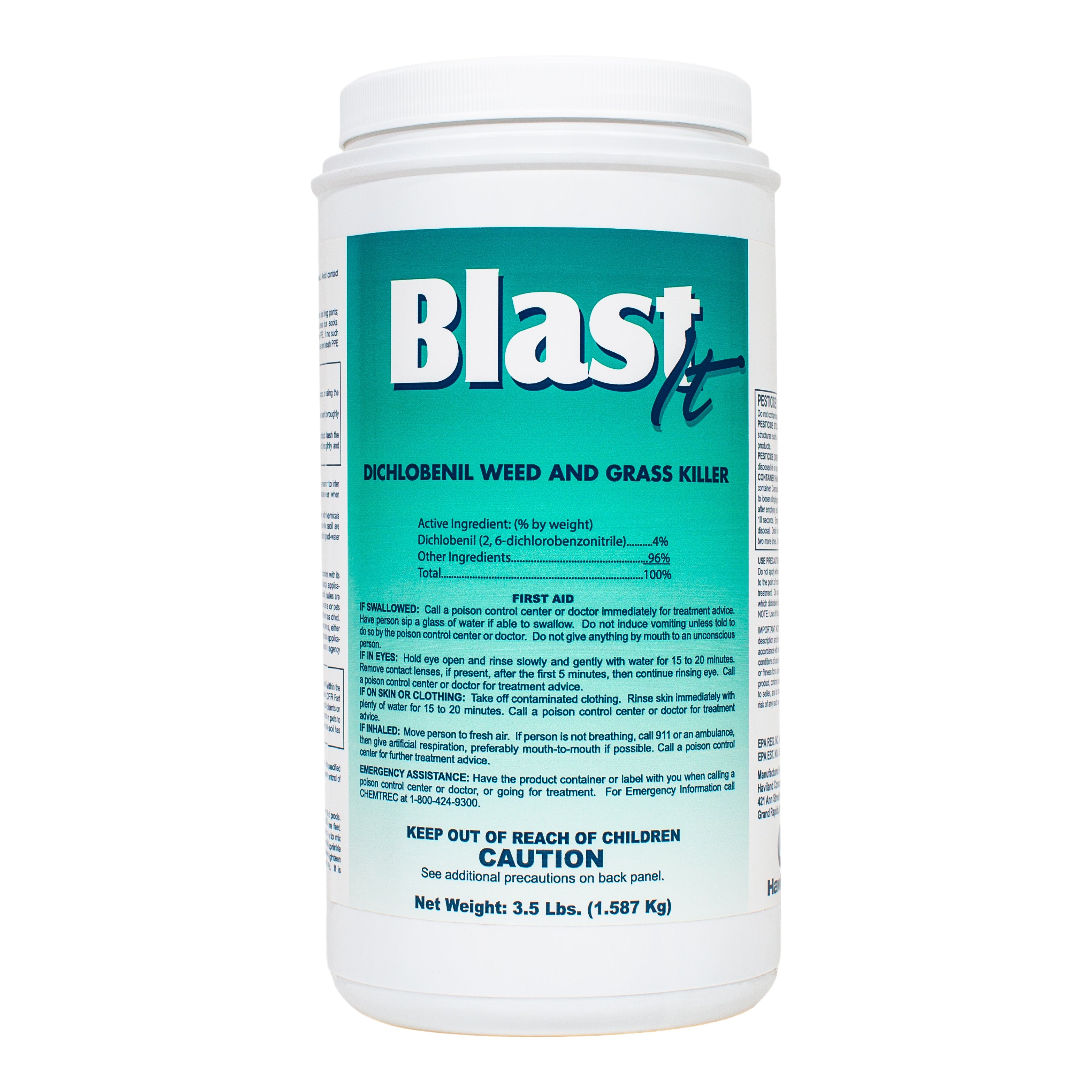 Haviland Durachlor Blast It Preventative Granular for Vinyl Liner Protection Against Nutgrass