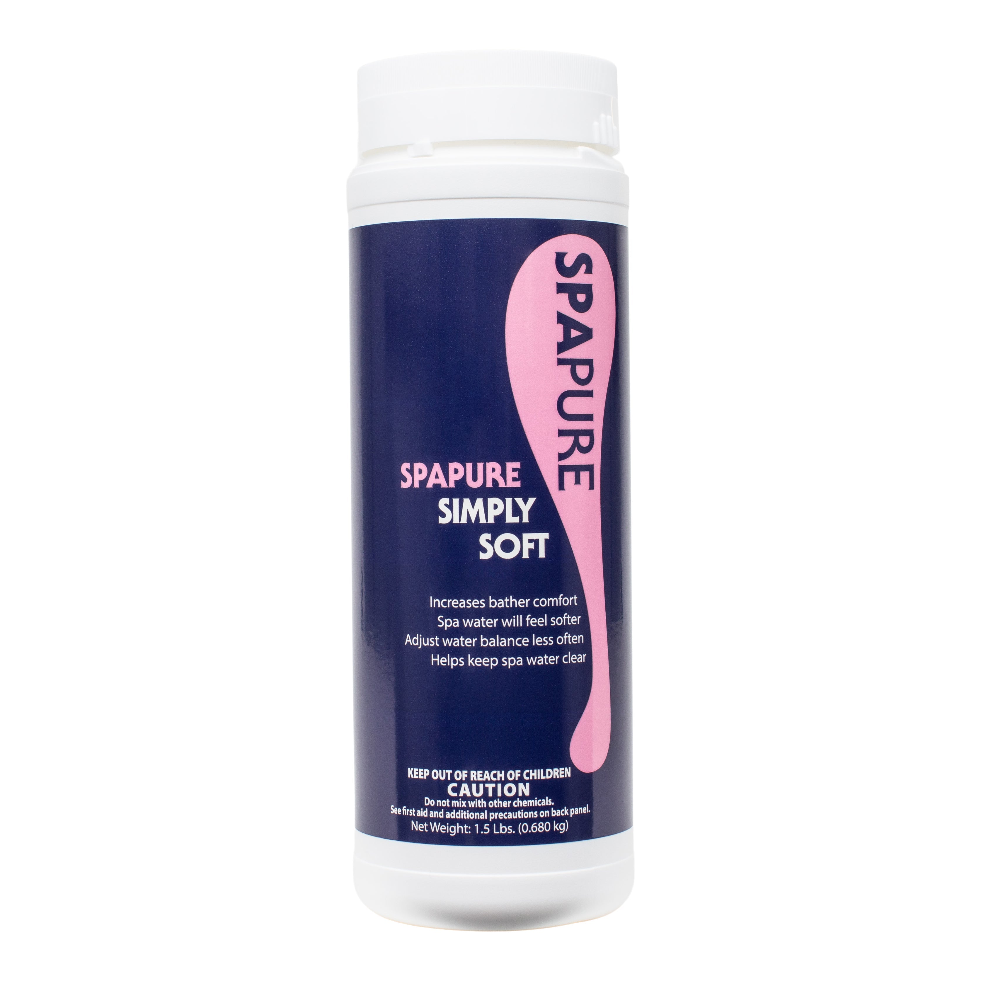 SpaPure Simply Soft Water Treatment for Soft and Moisturized Skin in Spas and Hot Tubs