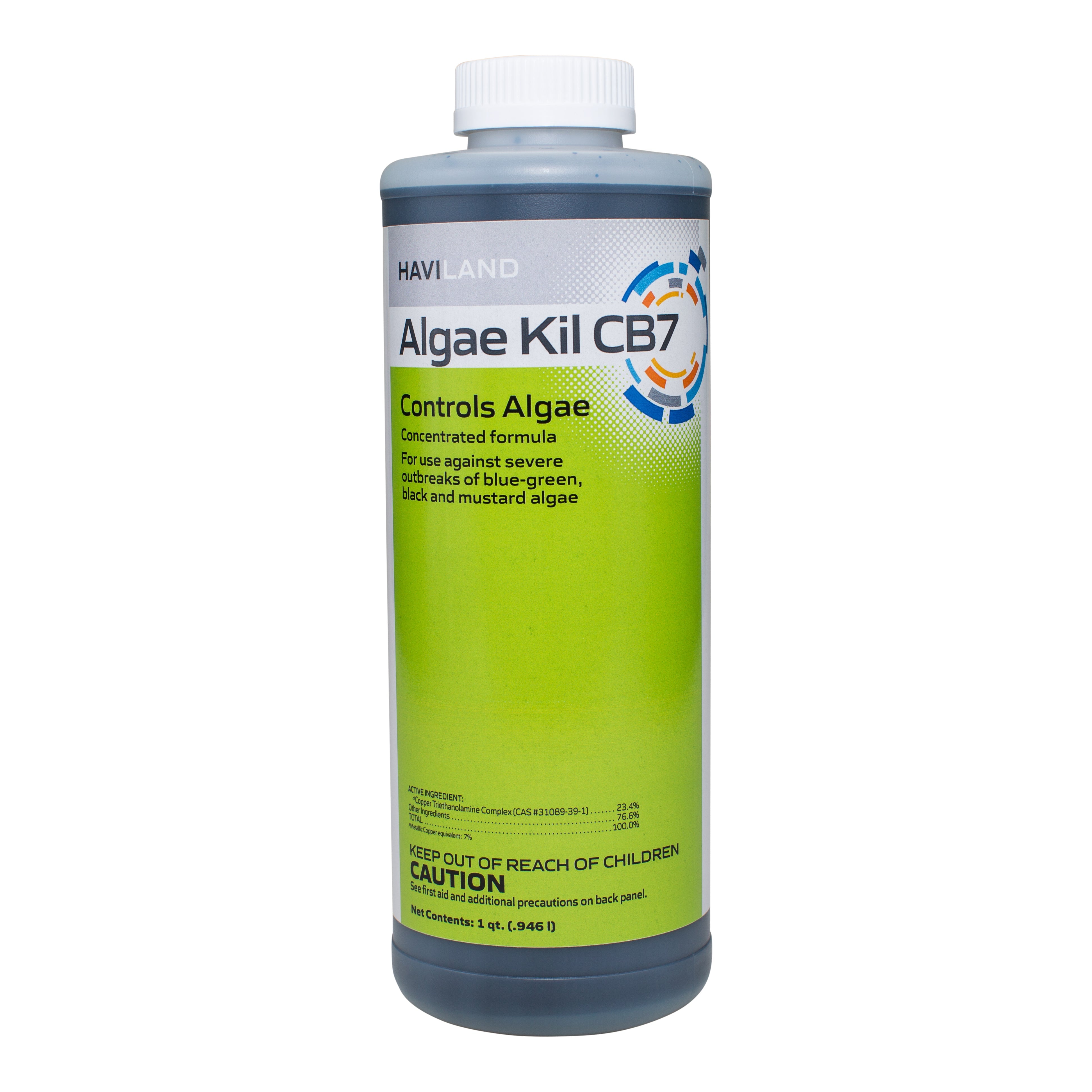 Haviland Durachlor Algae Kil CB7 Concentrated Algaecide for Blue Green Black and Mustard Algae Control