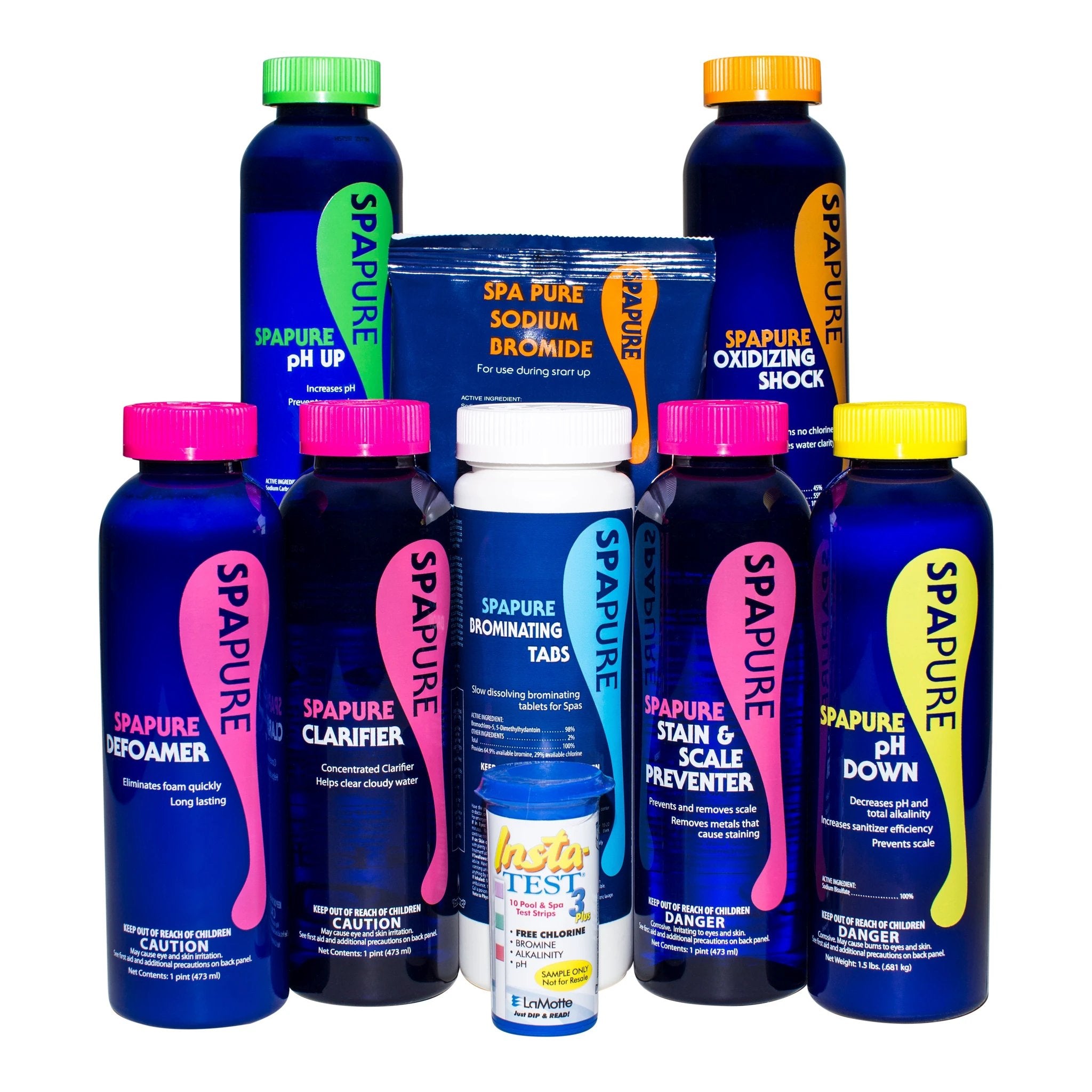 SpaPure Bromine Complete Spa Care Kit For Crystal Clear Hot Tub Water by SpaPure