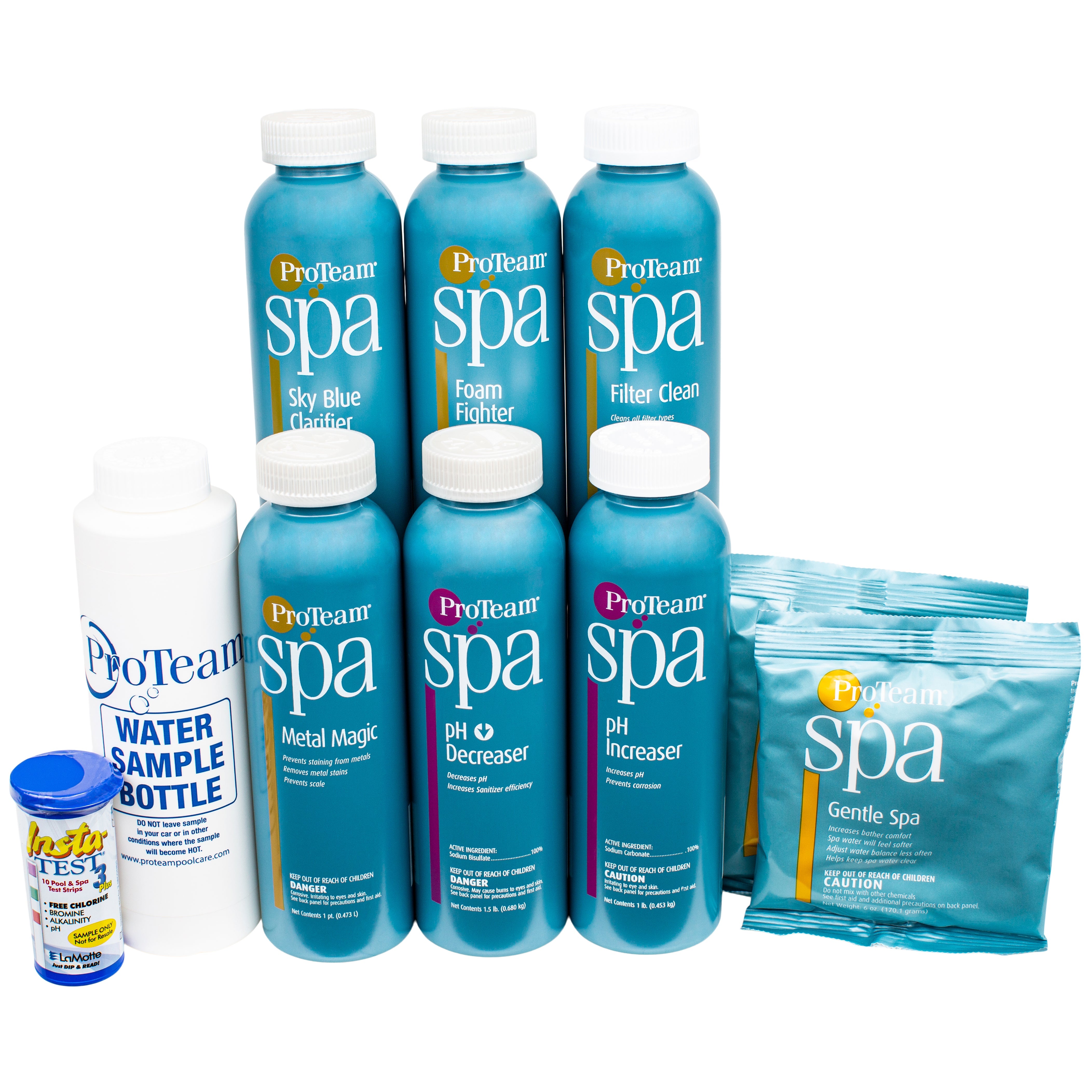 ProTeam Complete Spa Care Kit for Easy Spa Maintenance and Safe Chemical Levels