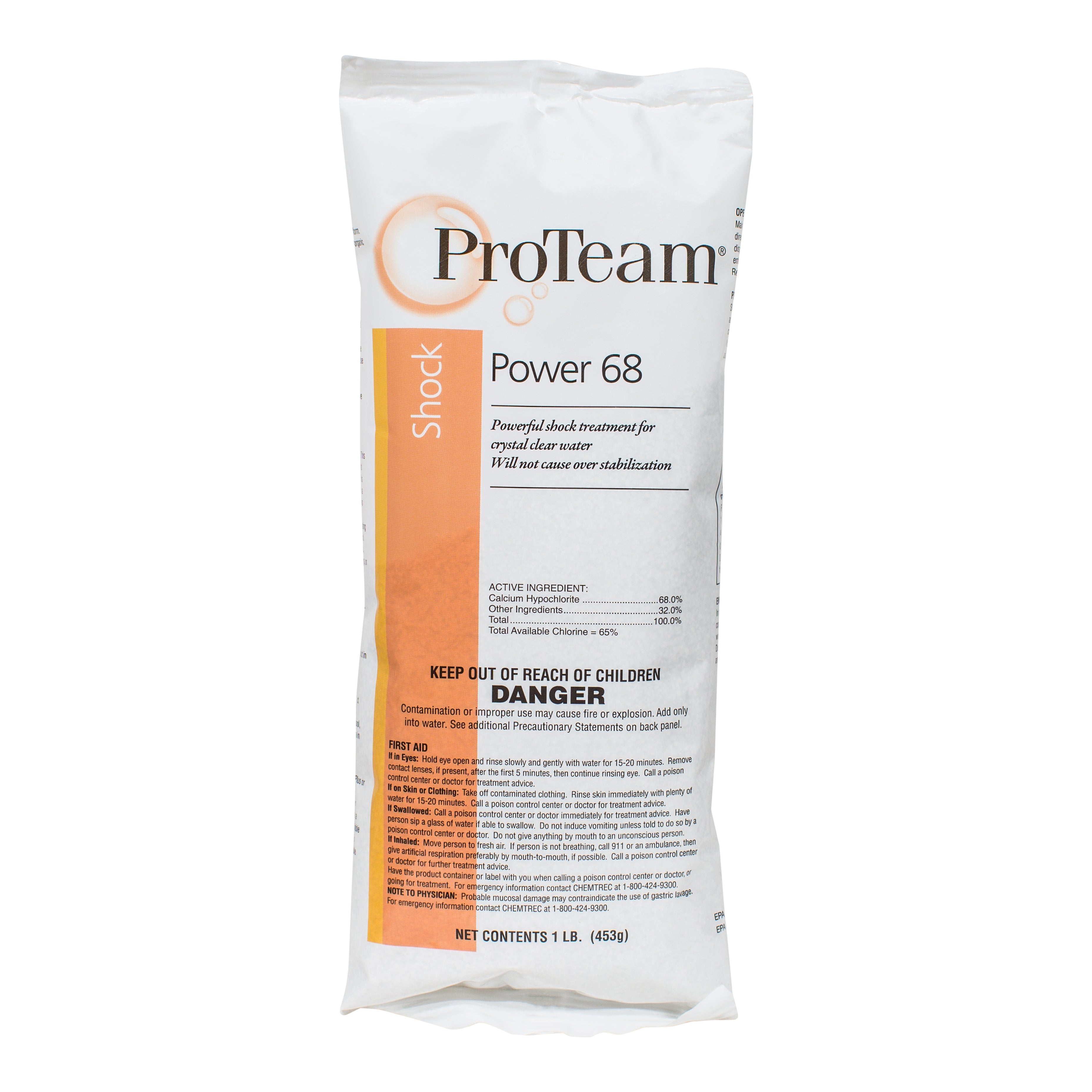 ProTeam Power 68 Granular Chlorine Water Treatment for Safe and Sanitary Pools