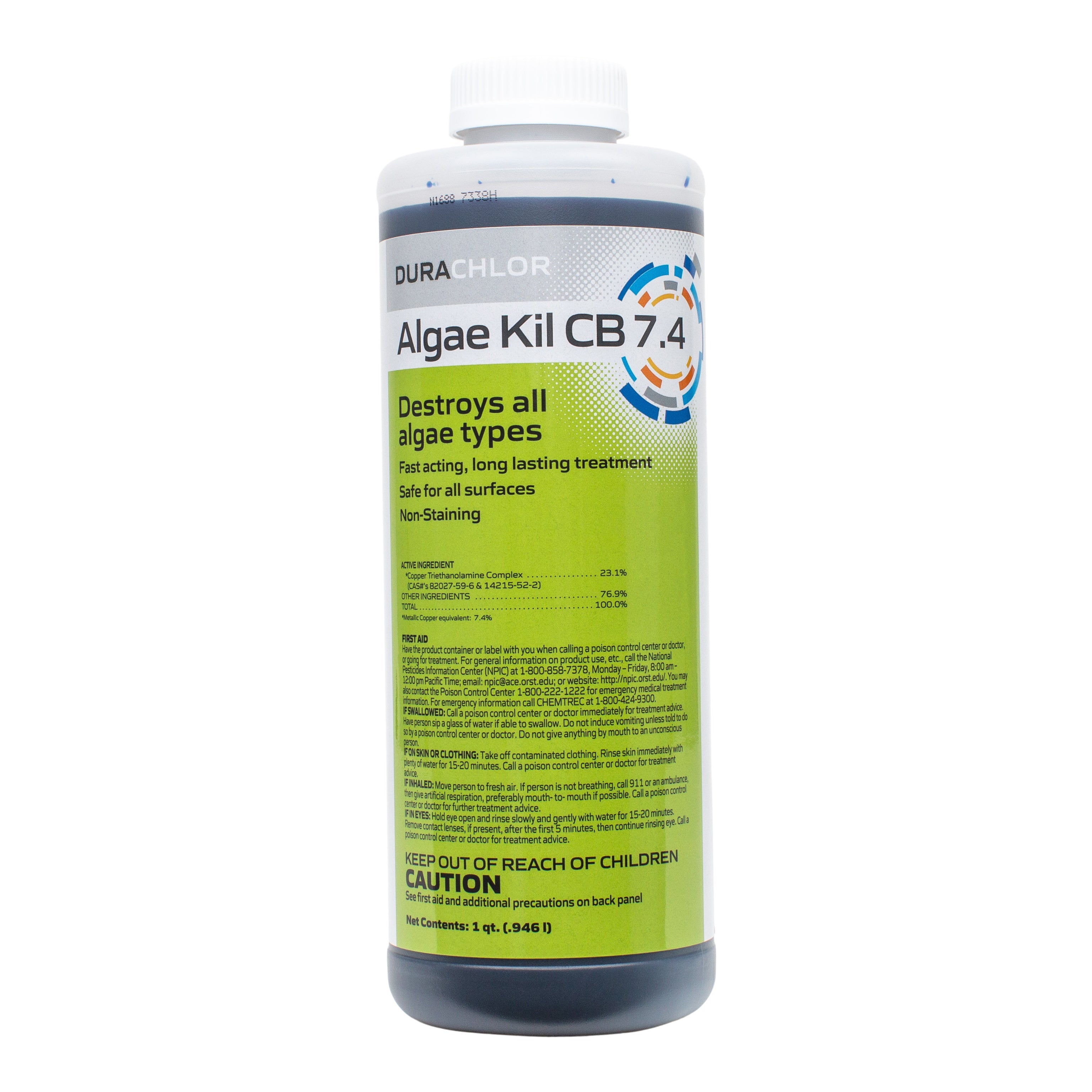 Haviland Durachlor Algae Kill CB 7.4 Powerful Algaecide for Swimming Pools