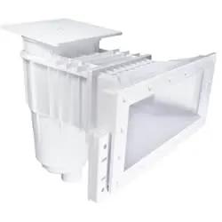 CMP Vinyl Liner Skimmer, Wide Mouth, Square Cover, Dual Port, Gray | 25160-111-100N by CMP