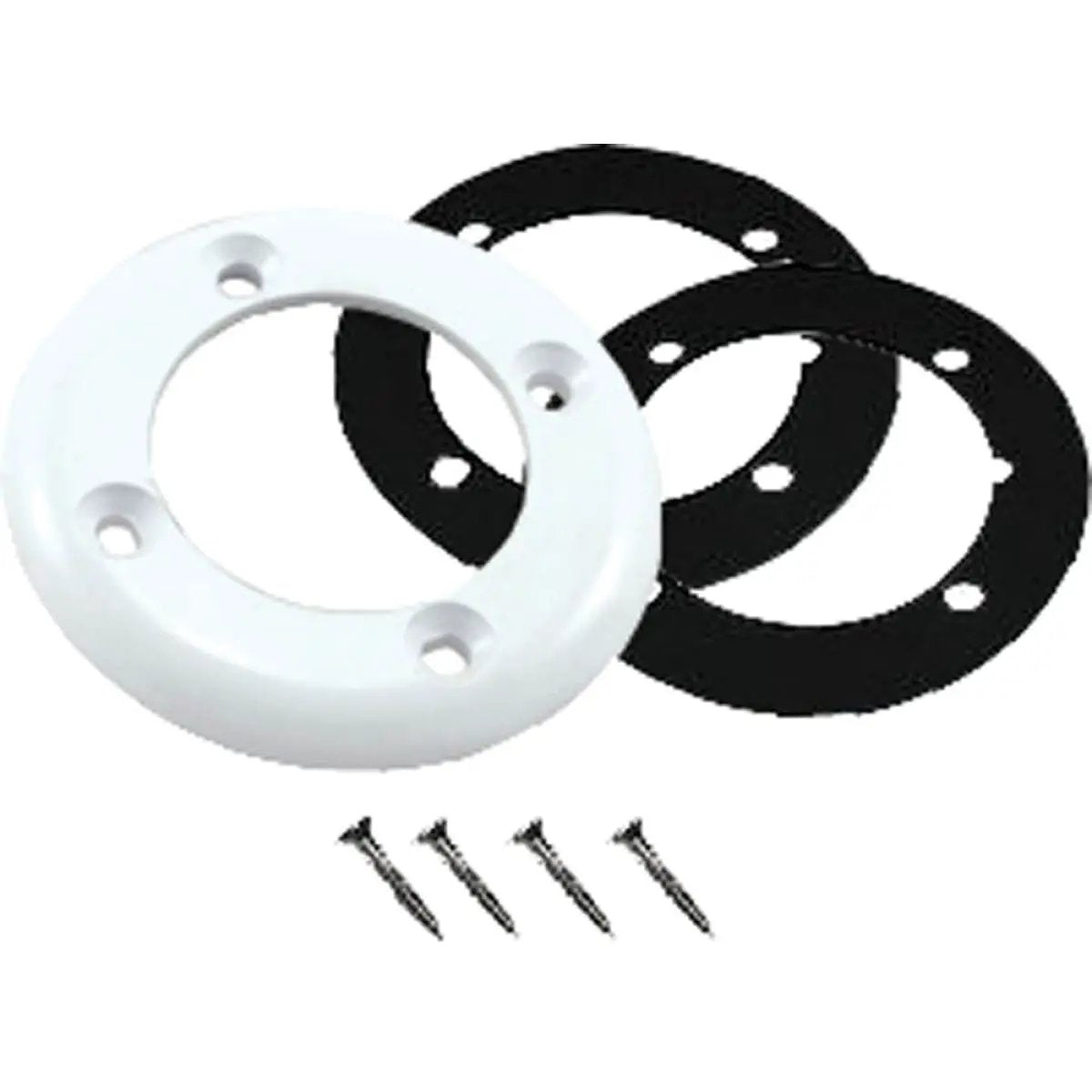CMP Vinyl Pool Return Faceplate 2 Gasket; 4 Screws; Gray | 25545-101-000 by CMP