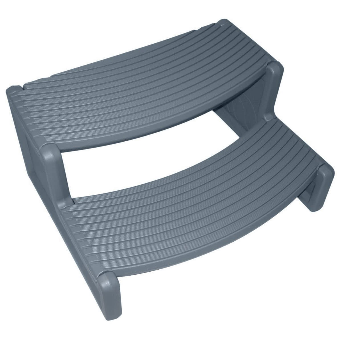 Confer Plastics Handi-Step Spa Steps, Dark Gray | HS2-DG by Confer