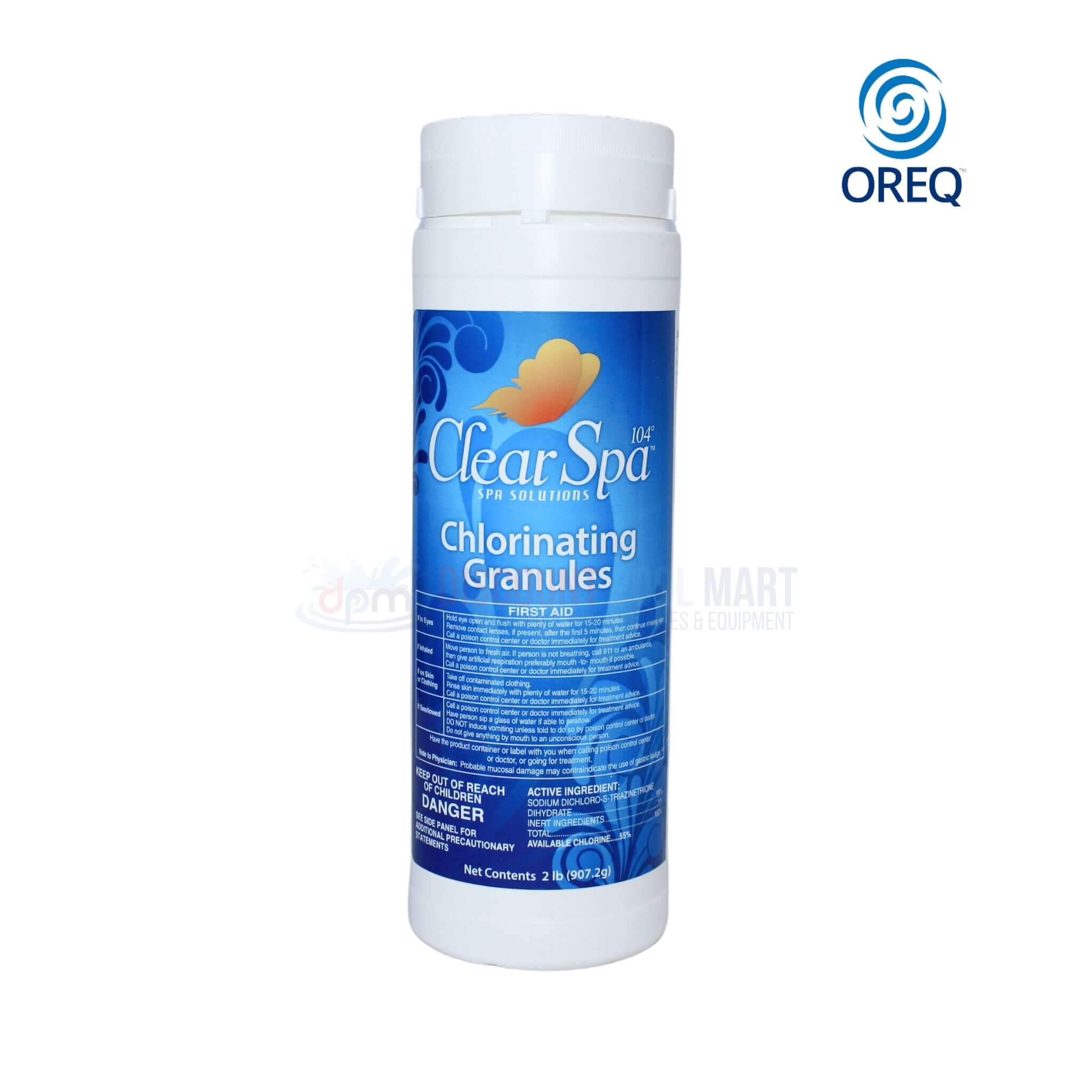 Clear Spa Chlorinating Granules | 2lb | CSDD002