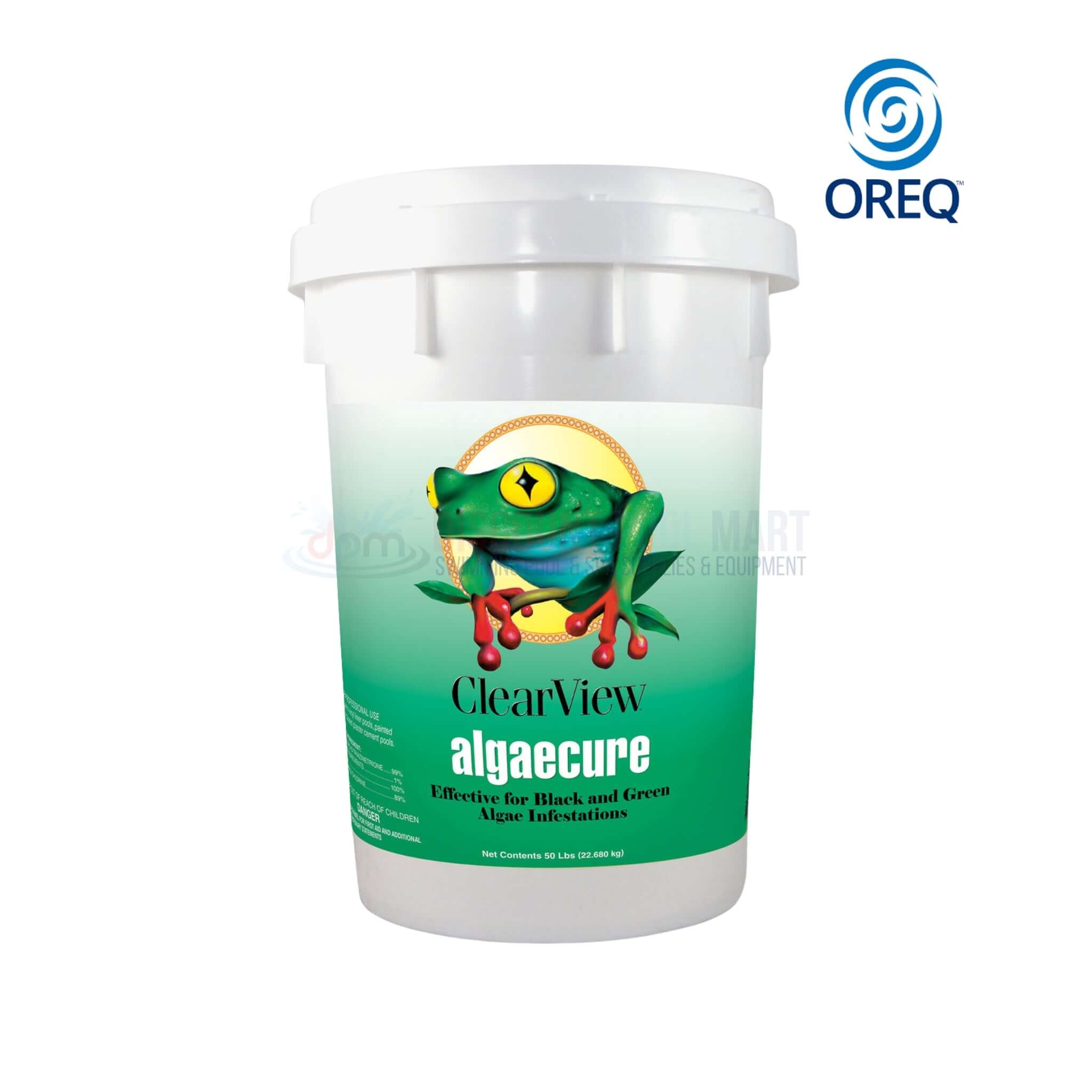 ClearView AlgaeCure Black Algae Killer Granular Trichlor | 50lb | CVTC050