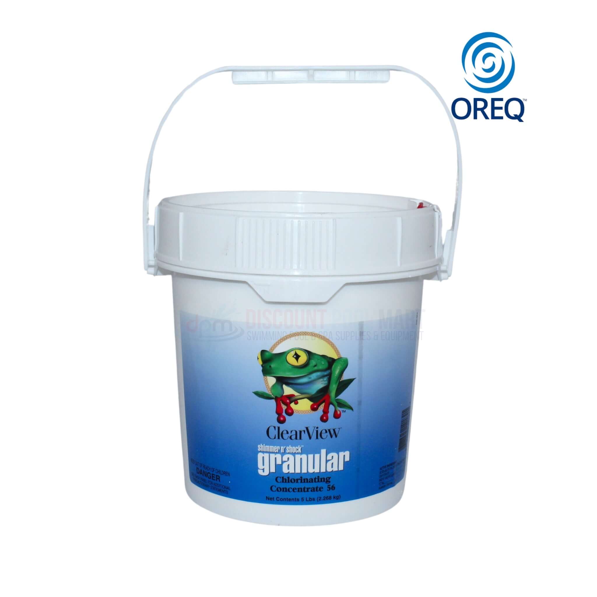 ClearView DiChlor Granular Chlorine | Shimmer-N Shock | 5lbs | CVDB005