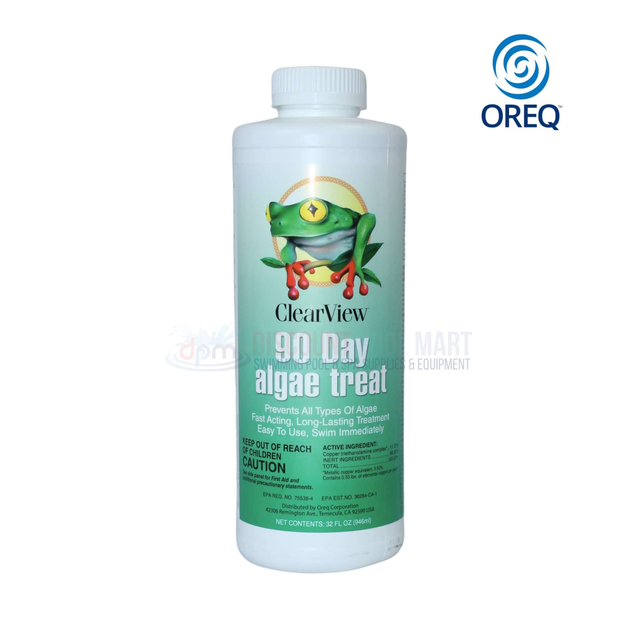 Clearview 90 Day Algae Treat | 32 oz | CVLATQT12