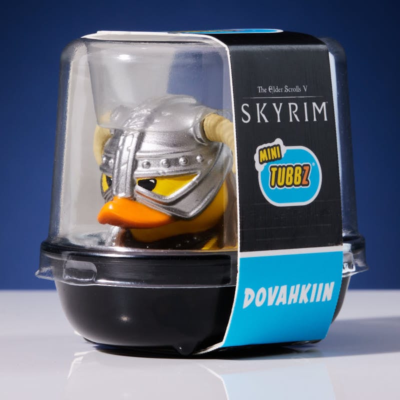 Skyrim Dragonborn Dovahkiin TUBBZ Mini Edition Collectible Duck Figure