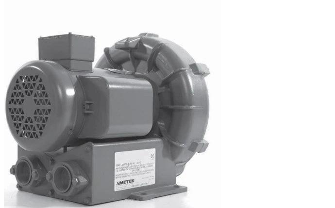 Regenerative Blower 2HP 230/460 VAC by Duckies Pool Supply