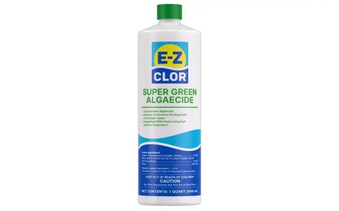 1 qt Super Green Algaecide Bottle by Duckies Pool Supply