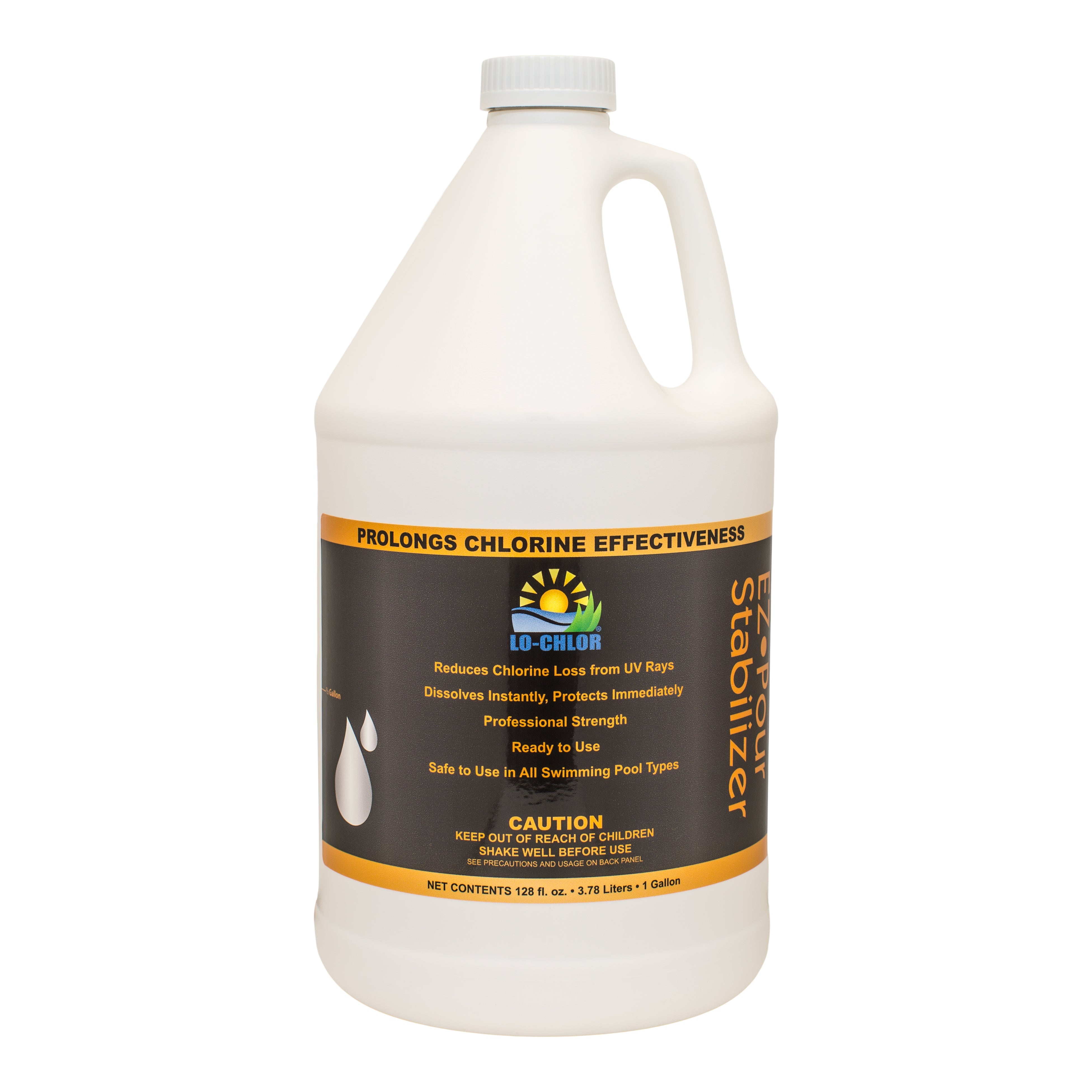 Lo-Chlor EZ-Pour Stabilizer for Enhanced Chlorine Retention in Pool Water